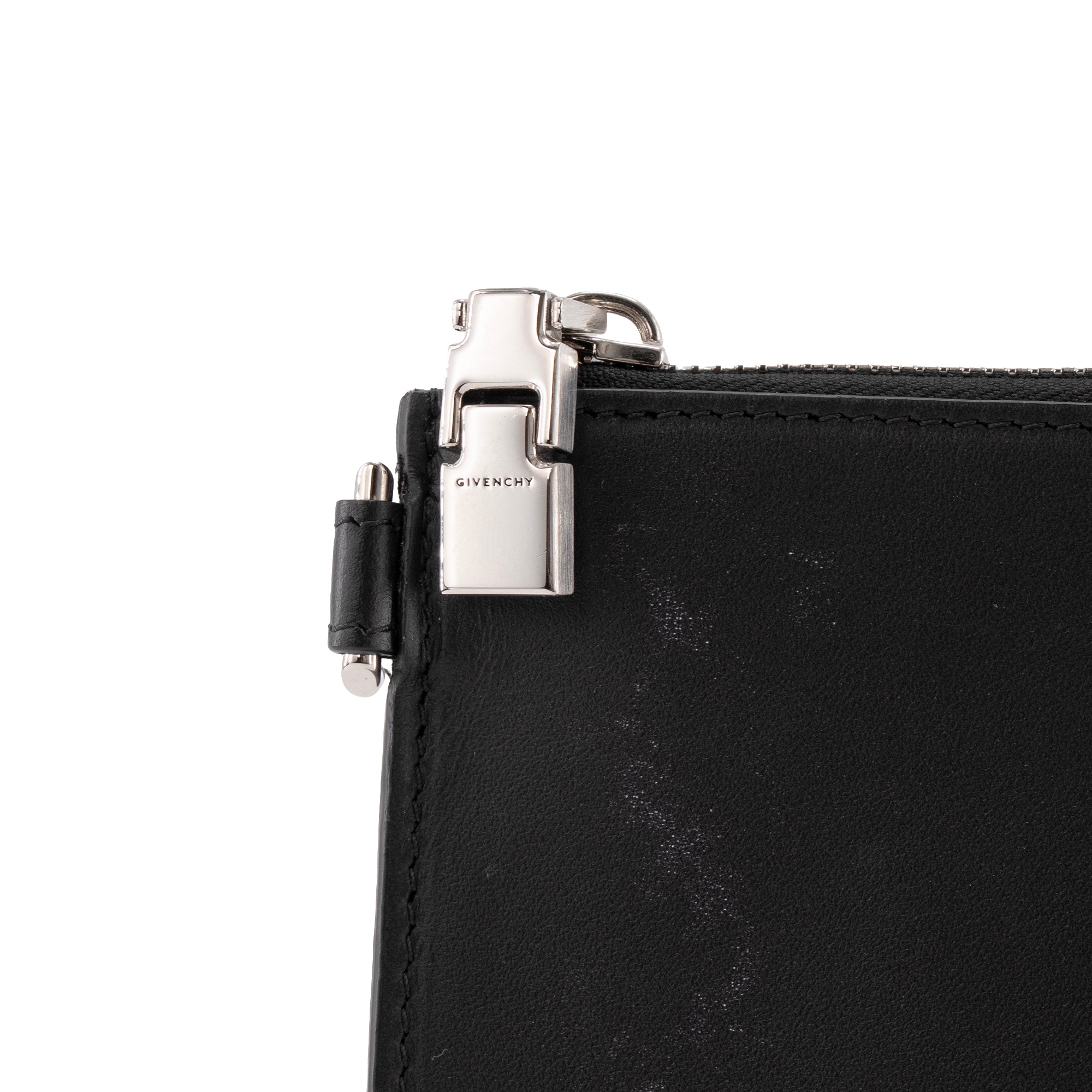 GIVENCHY - Pochette Givenchy en cuir noir