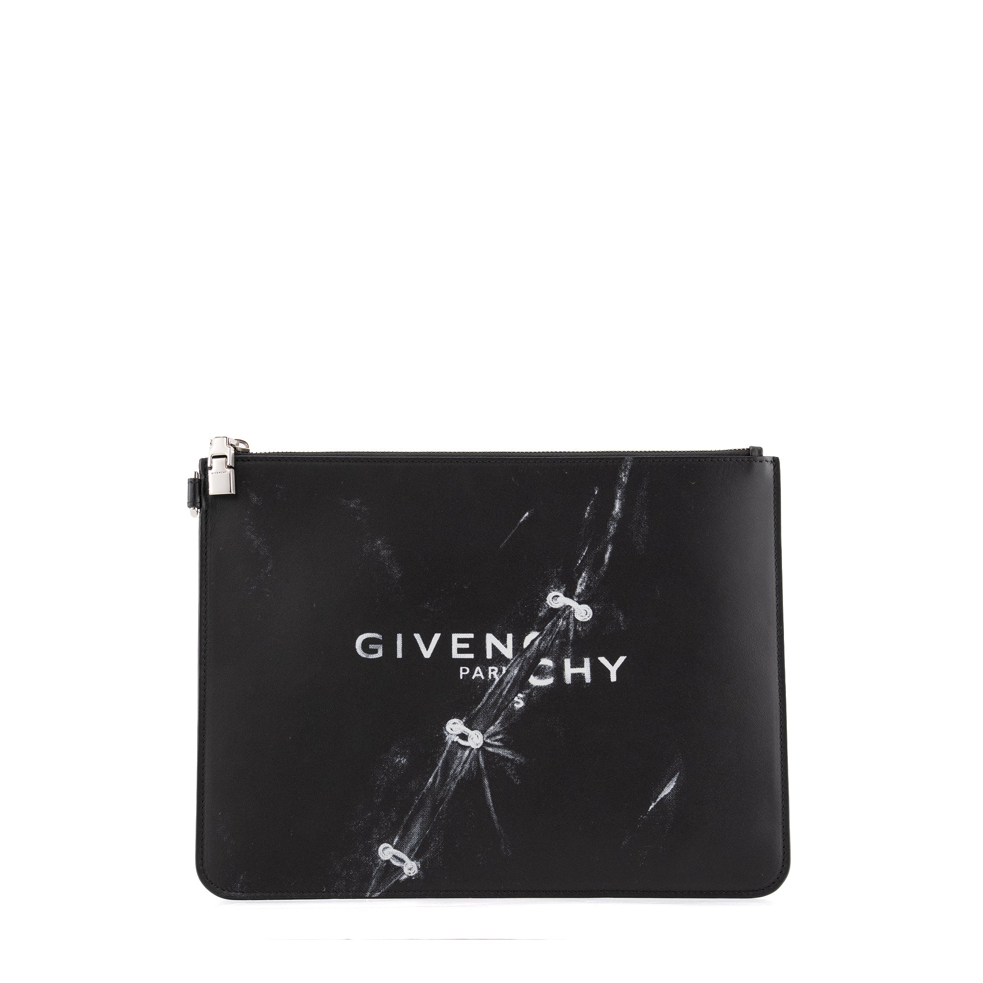 GIVENCHY - Pochette Givenchy en cuir noir