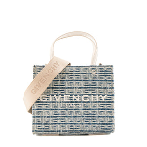 GIVENCHY - Sac à bandoulière G Tote  Givenchy en toile denim bleu marine