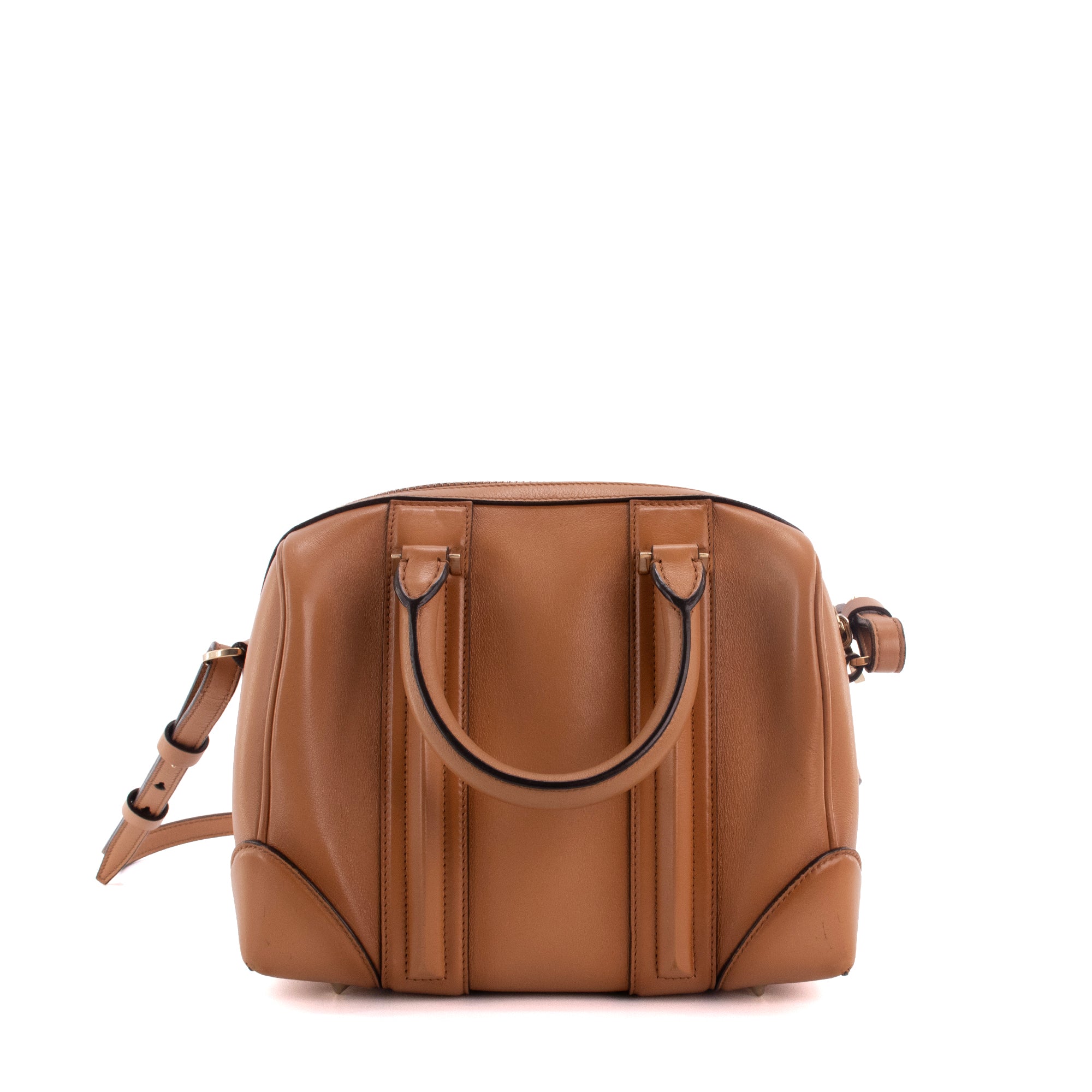 GIVENCHY - Sac à main Lucrezia Givenchy en cuir marron