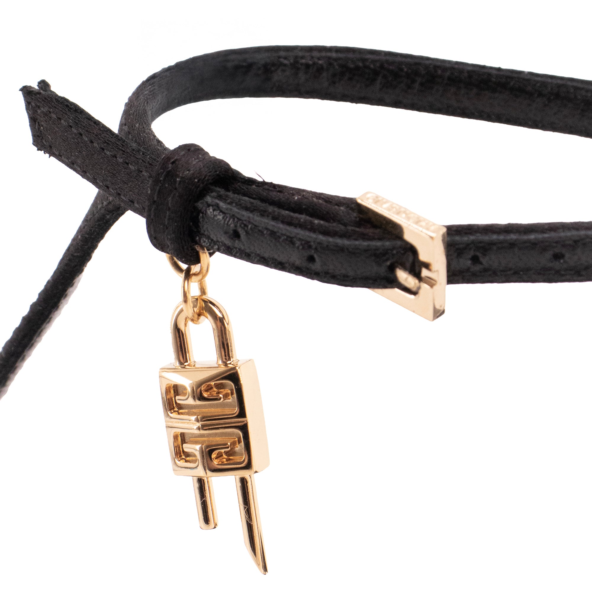 GIVENCHY - Sandales à talon G Lock Givenchy en satin noir (T36.5)