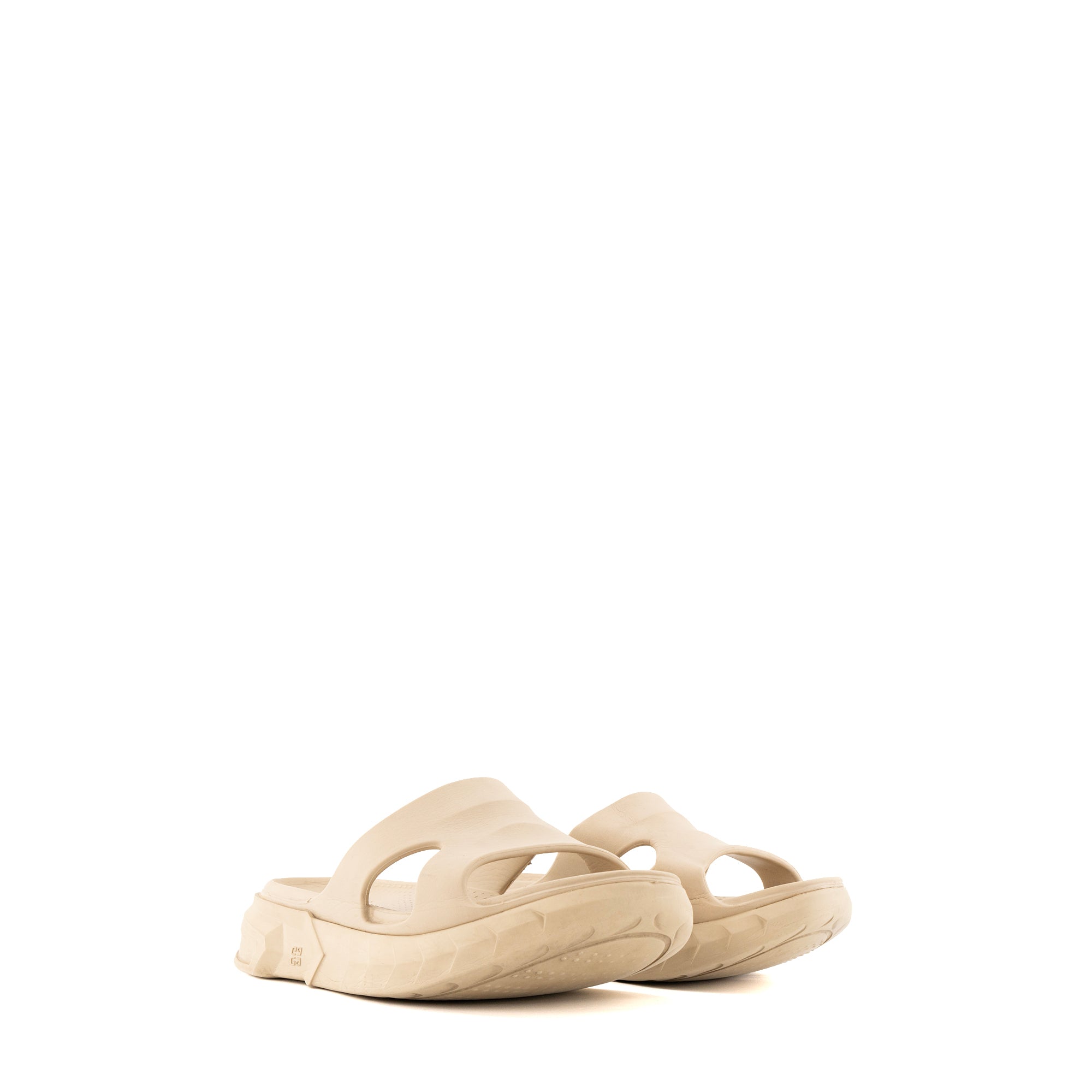 GIVENCHY - Sandales Marshmallow Slider Givenchy en caoutchouc beige (T39)