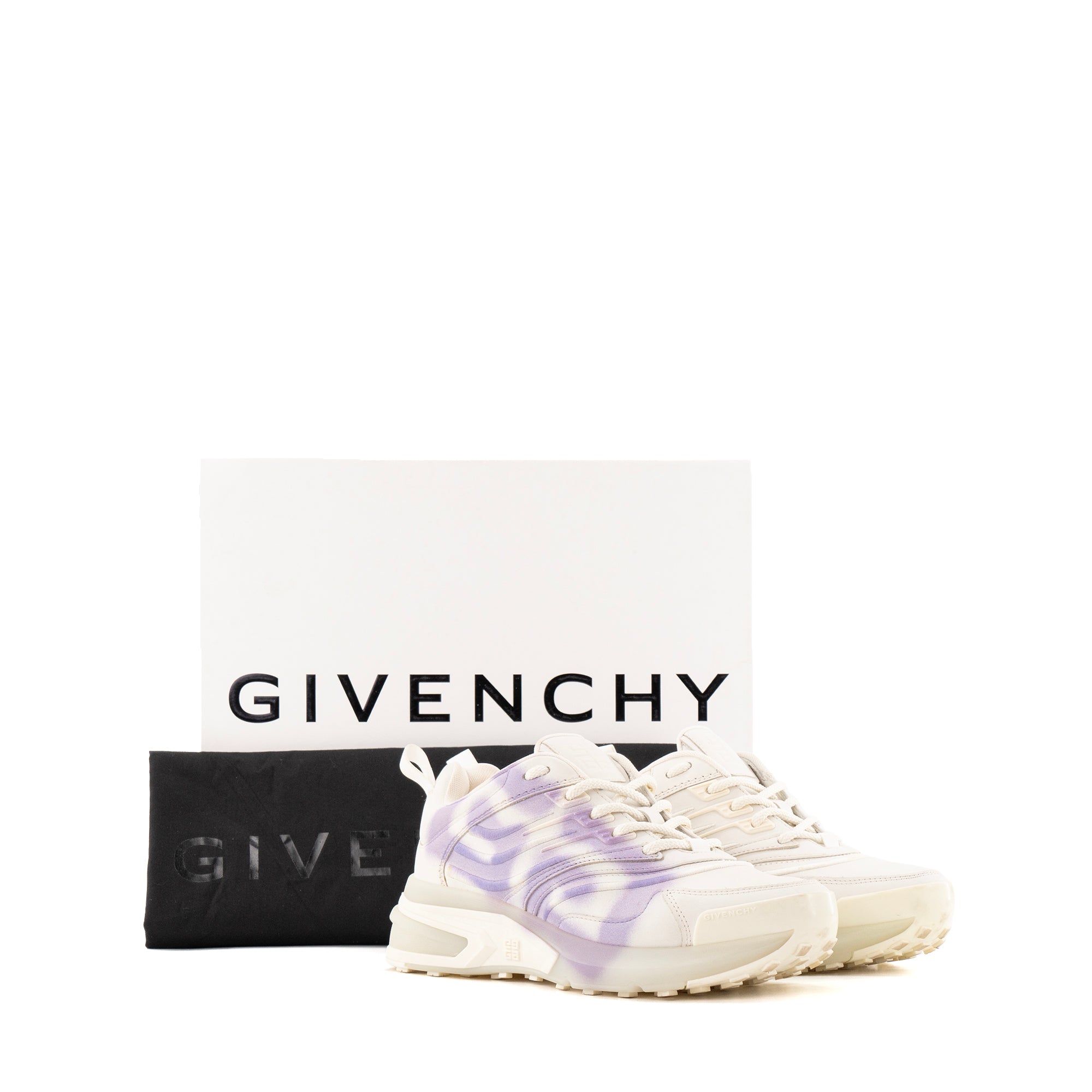 GIVENCHY - Sneakers Spectre Givenchy en cuir blanc et violet édition limitée (T37)