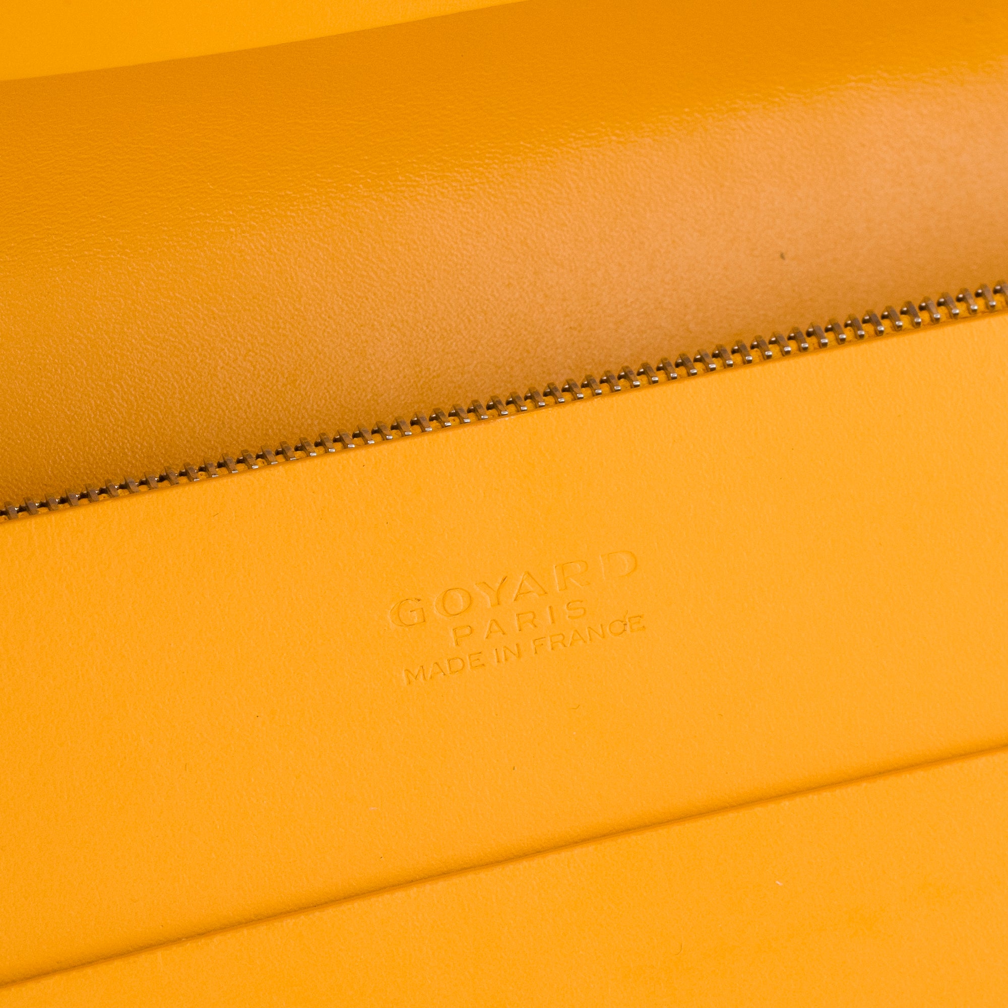 GOYARD - Portefeuille Goyard en toile goyardine jaune