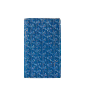 GOYARD - Portefeuille Saint-Roch Goyard en toile enduite bleu