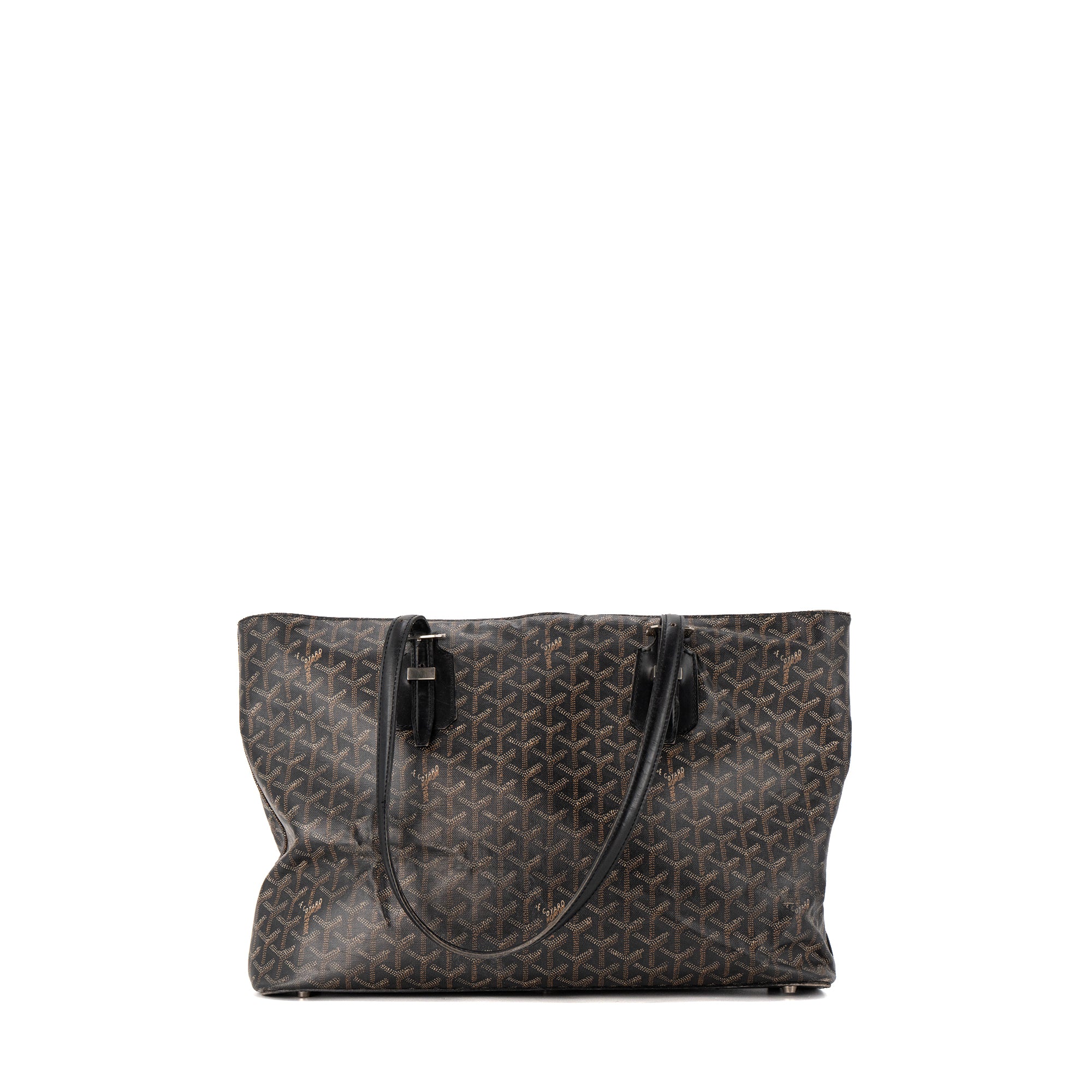 GOYARD - Sac cabas Okinawa Goyard en toile enduite monogrammée noir