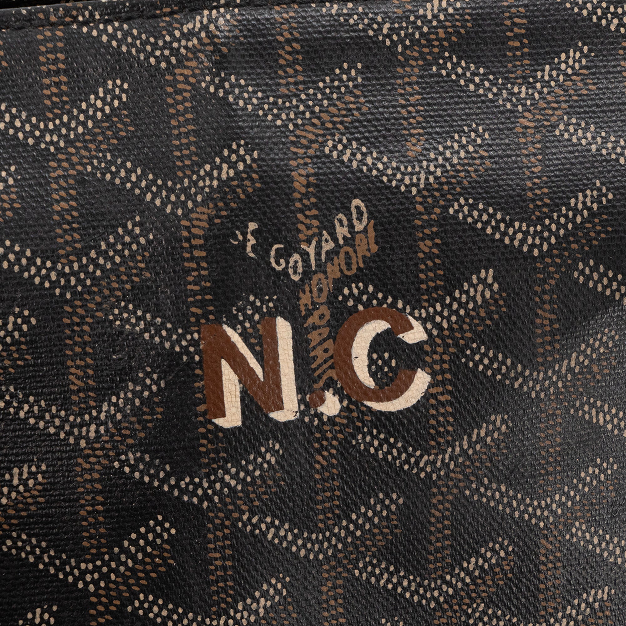 GOYARD - Sac cabas Okinawa Goyard en toile enduite monogrammée noir