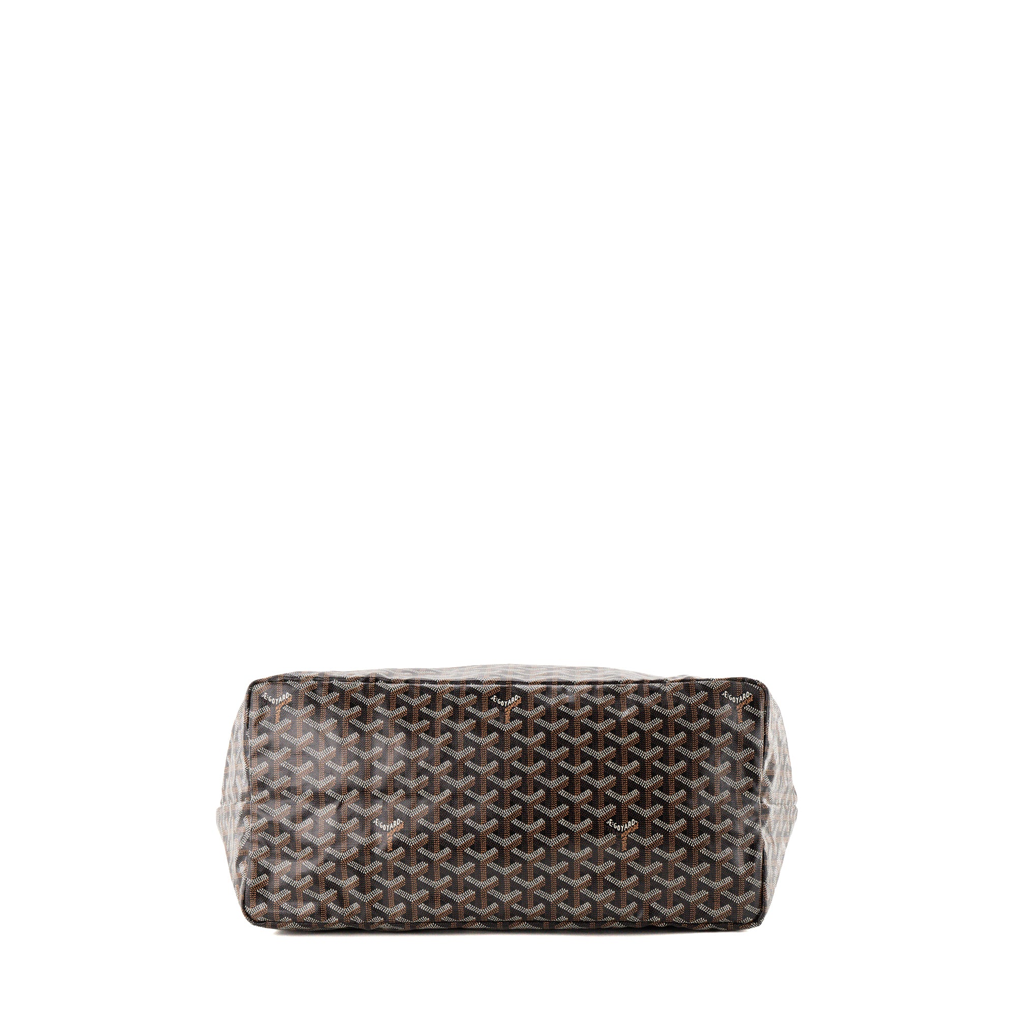 GOYARD - Sac cabas Saint Louis GM Goyard en toile enduite goyardine noire