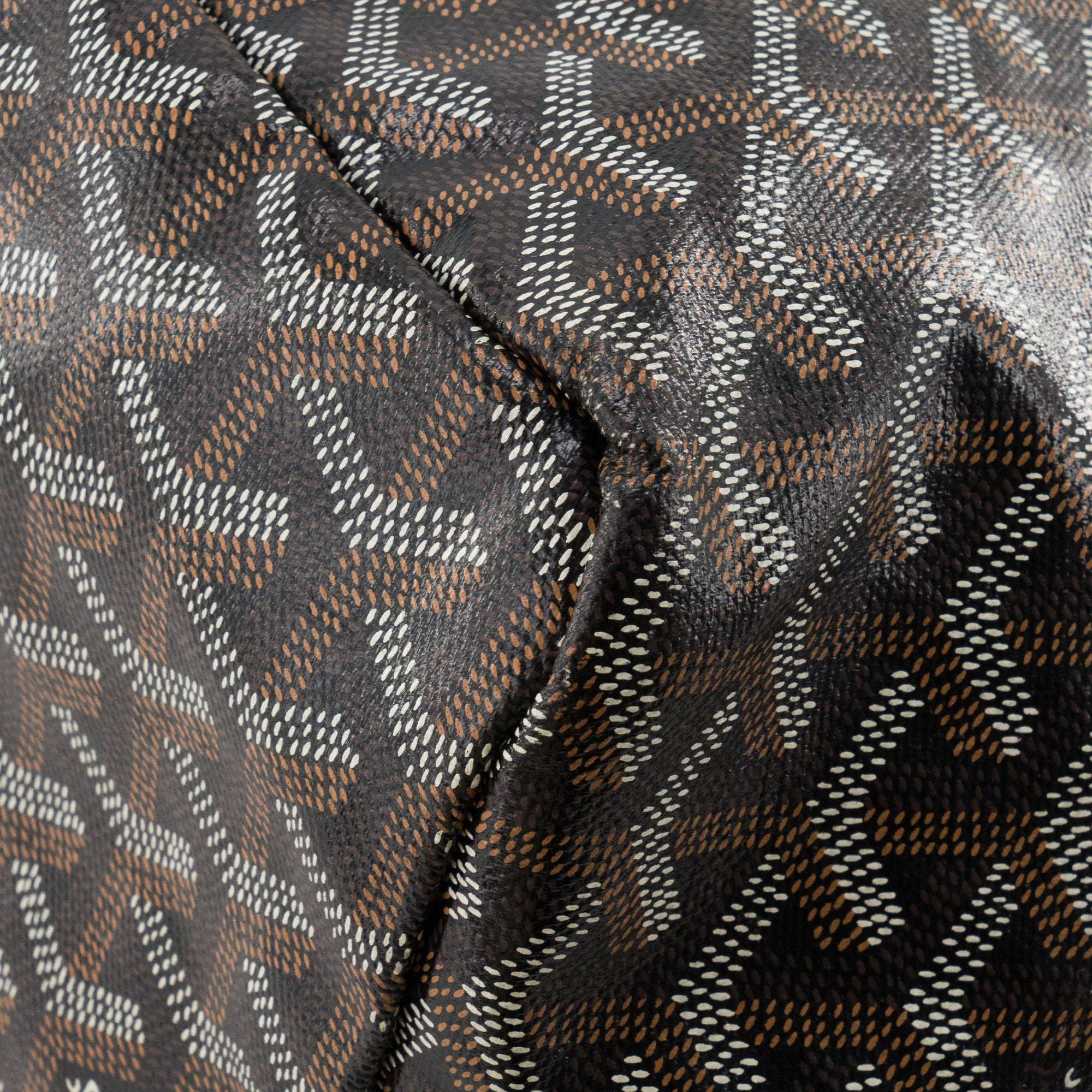GOYARD - Sac cabas Saint Louis GM Goyard en toile enduite goyardine noire