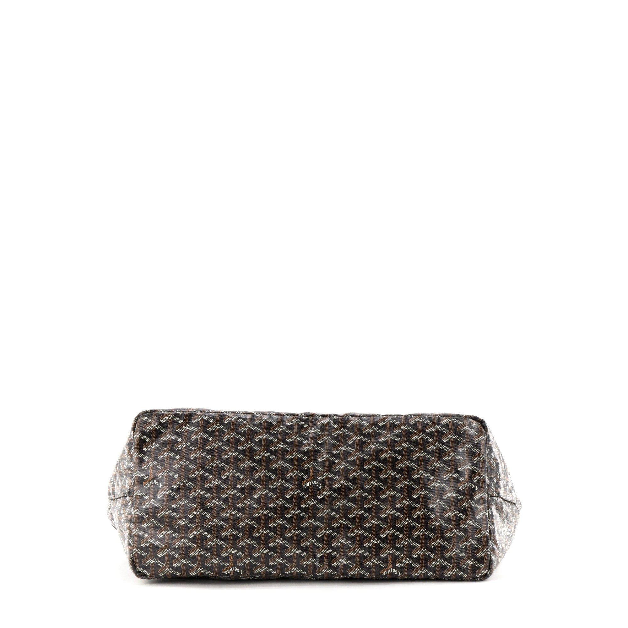 GOYARD - Sac cabas Saint Louis GM Goyard en toile enduite goyardine noire