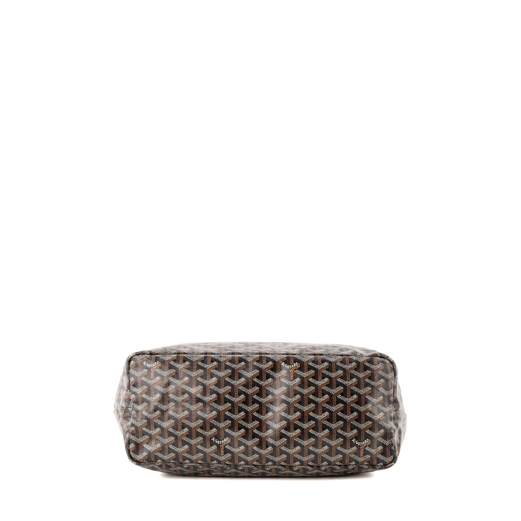 GOYARD - Sac cabas Saint Louis PM Goyard en toile enduite goyardine noire