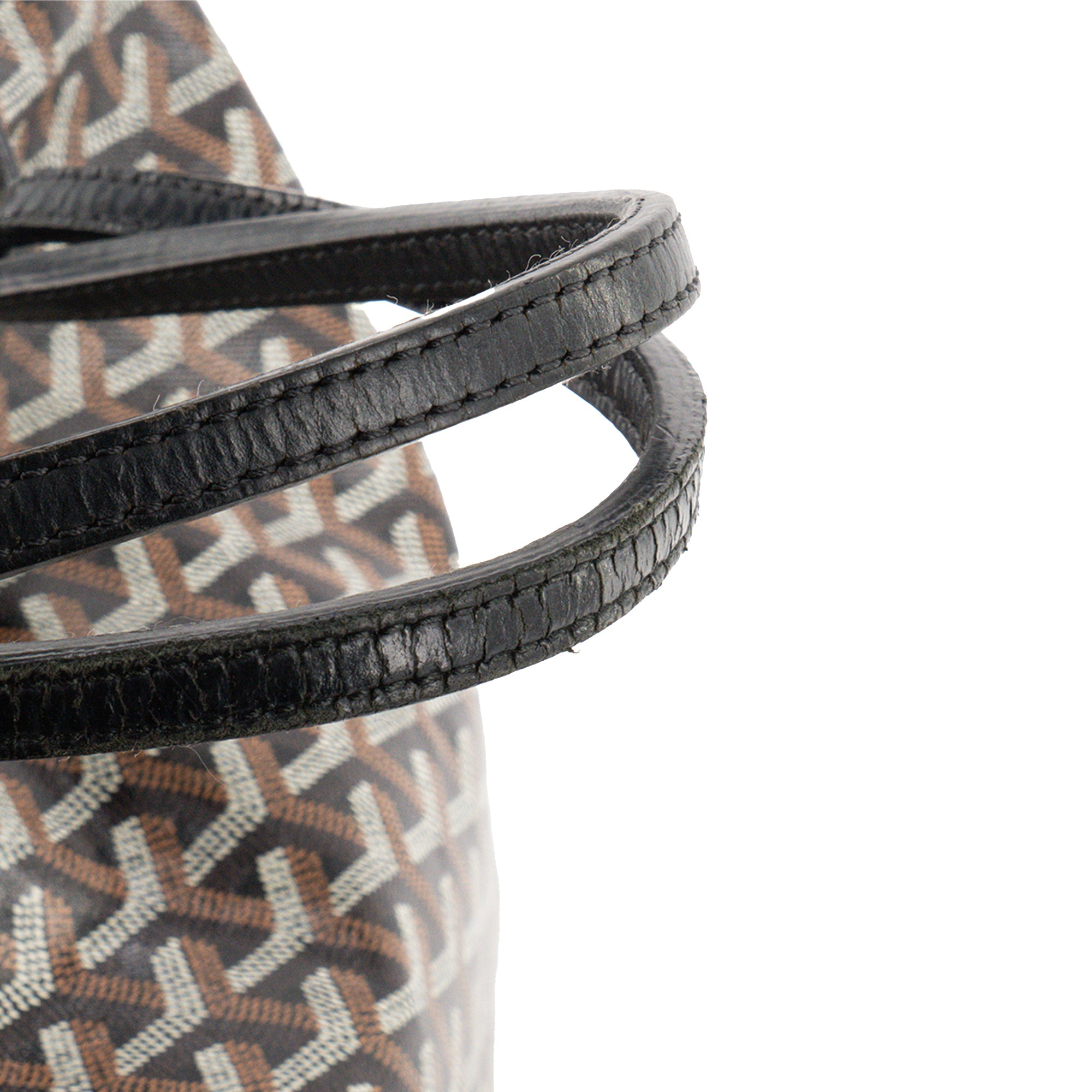 GOYARD - Sac cabas Saint Louis PM Goyard en toile enduite goyardine noire