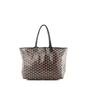 GOYARD - Sac cabas Saint Louis PM Goyard en toile enduite goyardine noire