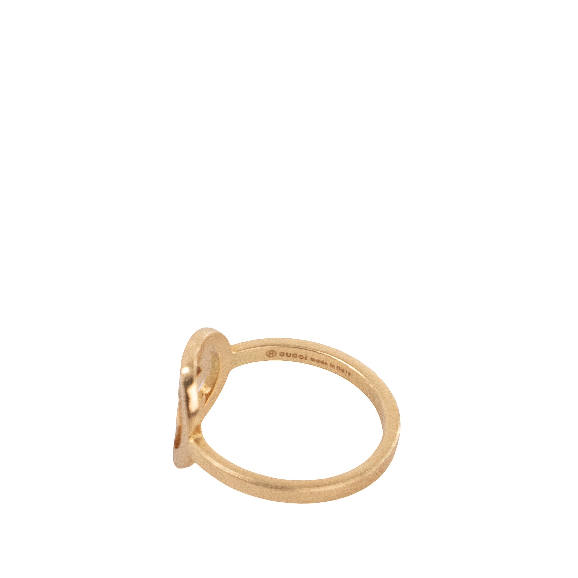 GUCCI - GG ring in gold metal and colored crystals (M)