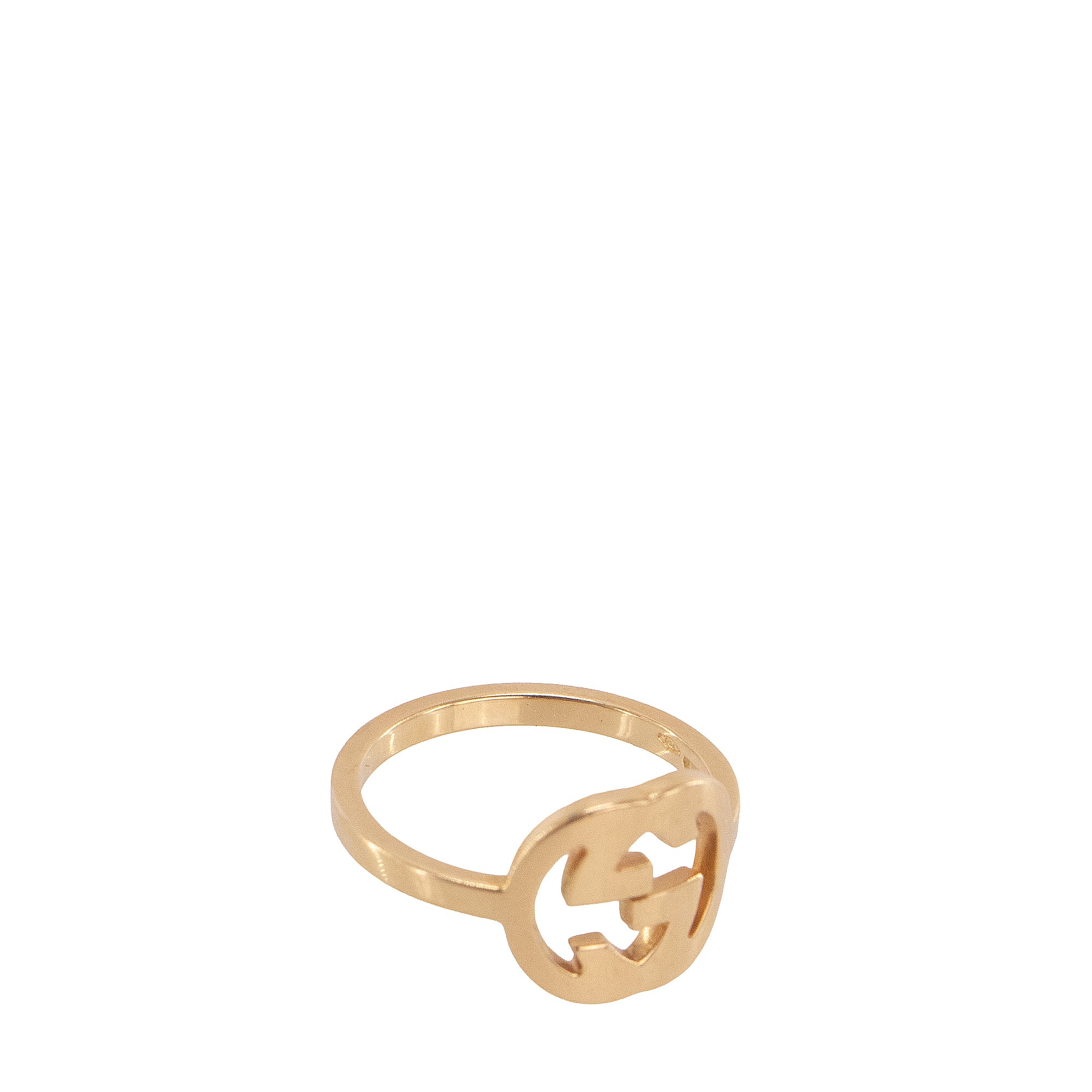 GUCCI - GG ring in gold metal and colored crystals (M)