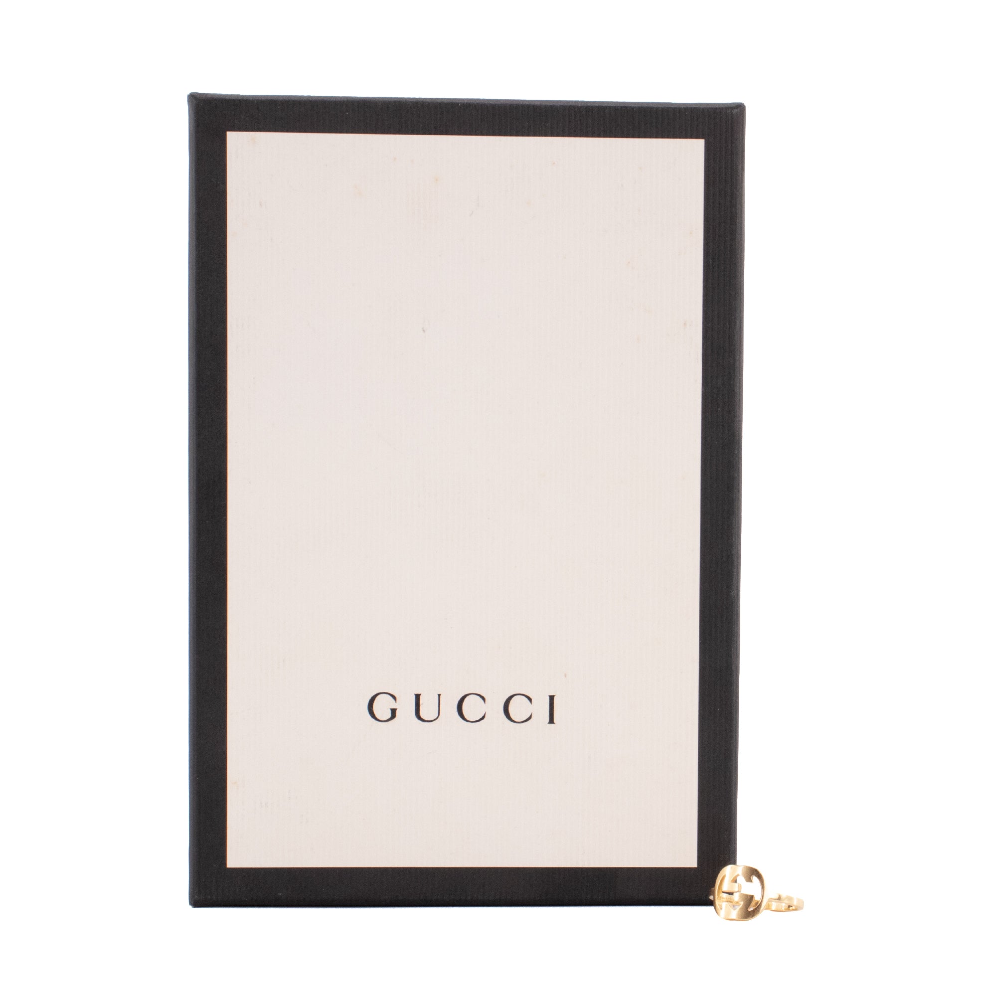 GUCCI - GG ring in gold metal and colored crystals (M)