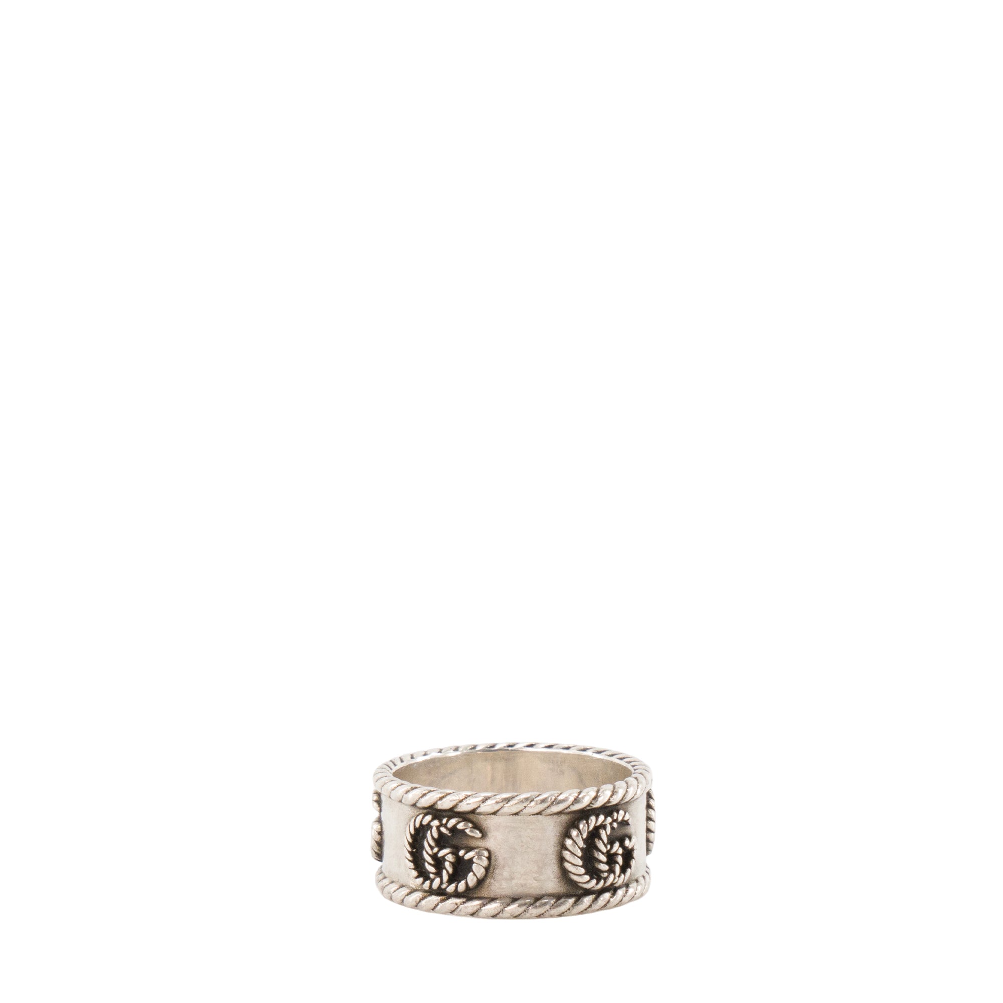 GUCCI - Bague GG Marmont Gucci en argent (T52)