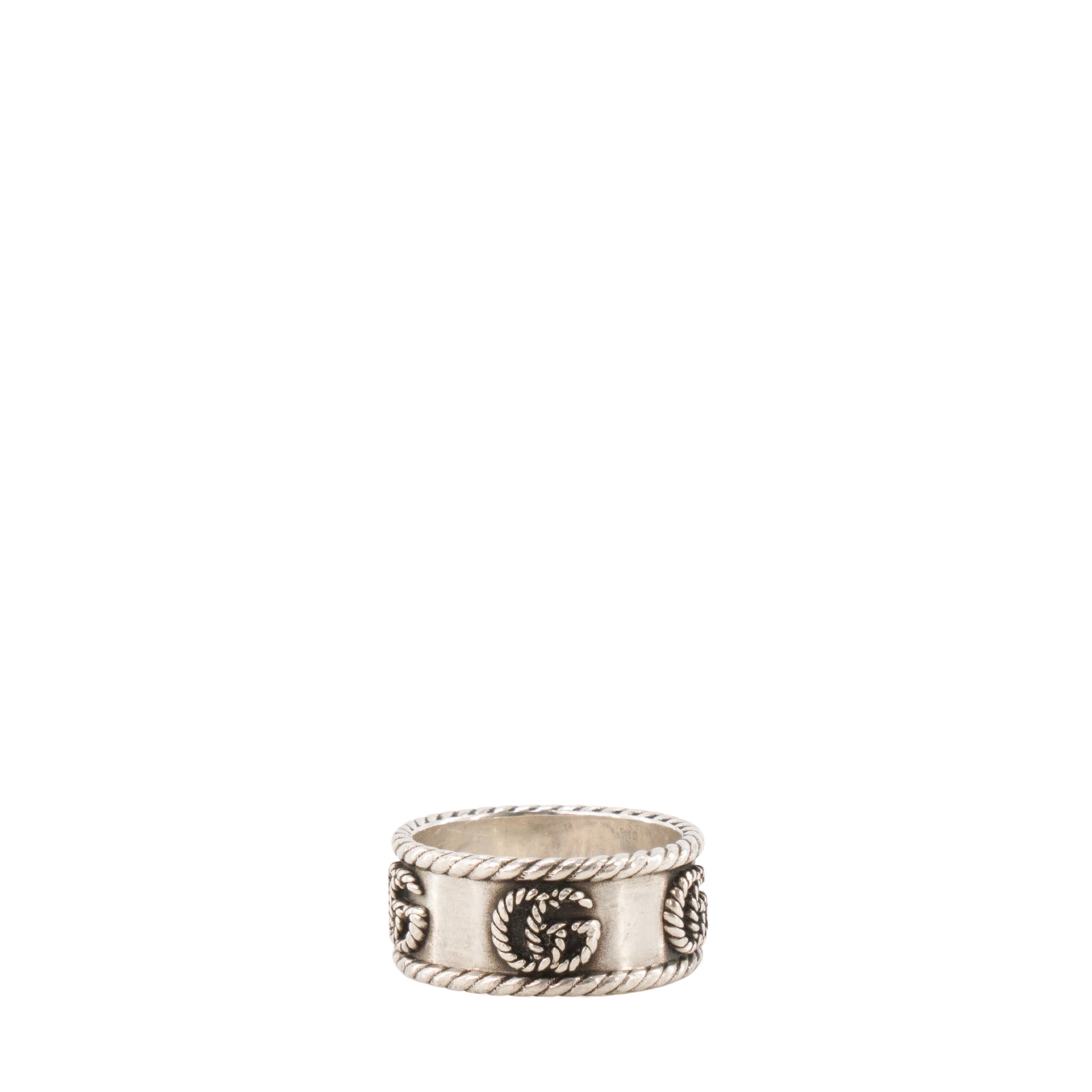 GUCCI - Bague GG Marmont Gucci en argent (T52)