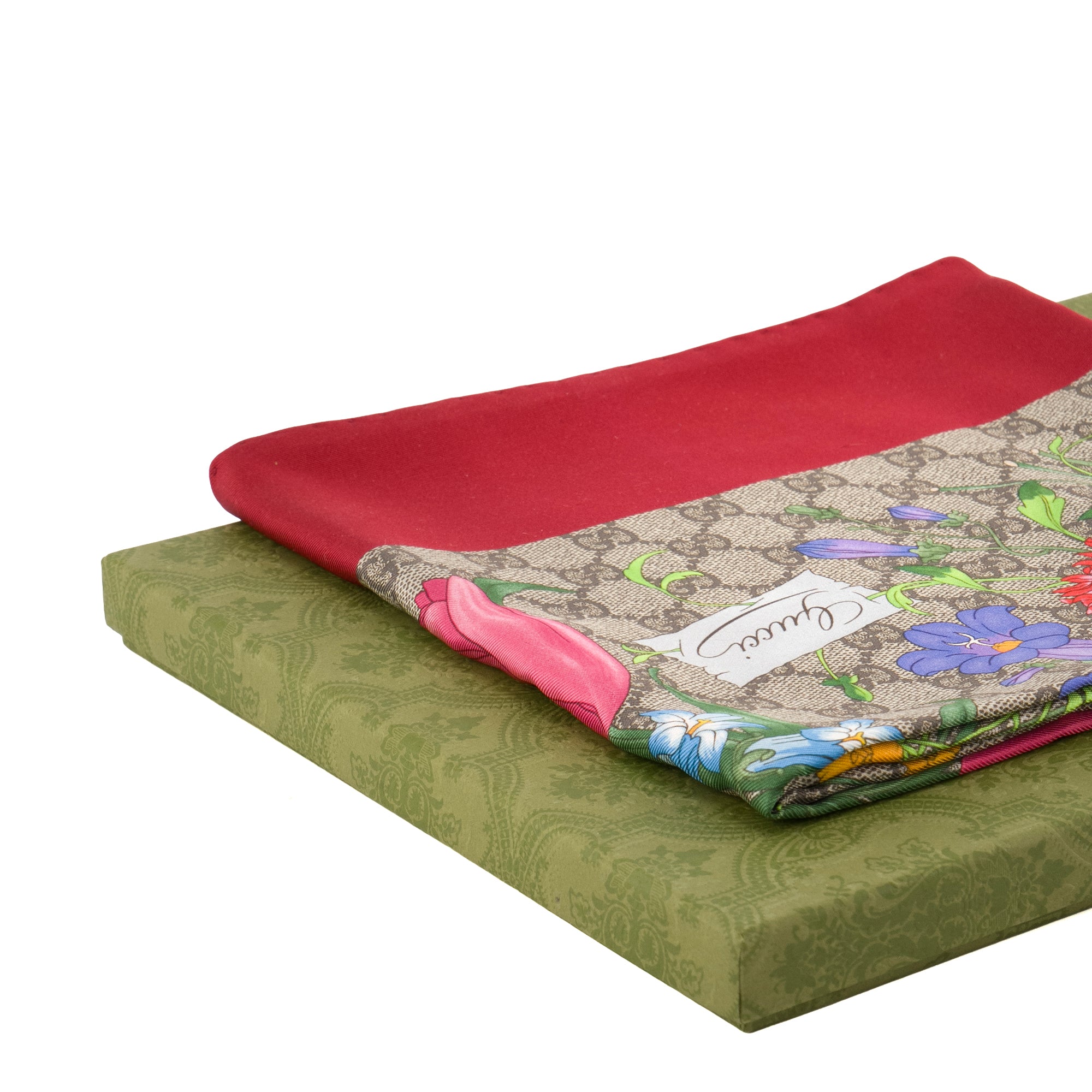 GUCCI - Carré 90 Flora Gucci en soie multicolore