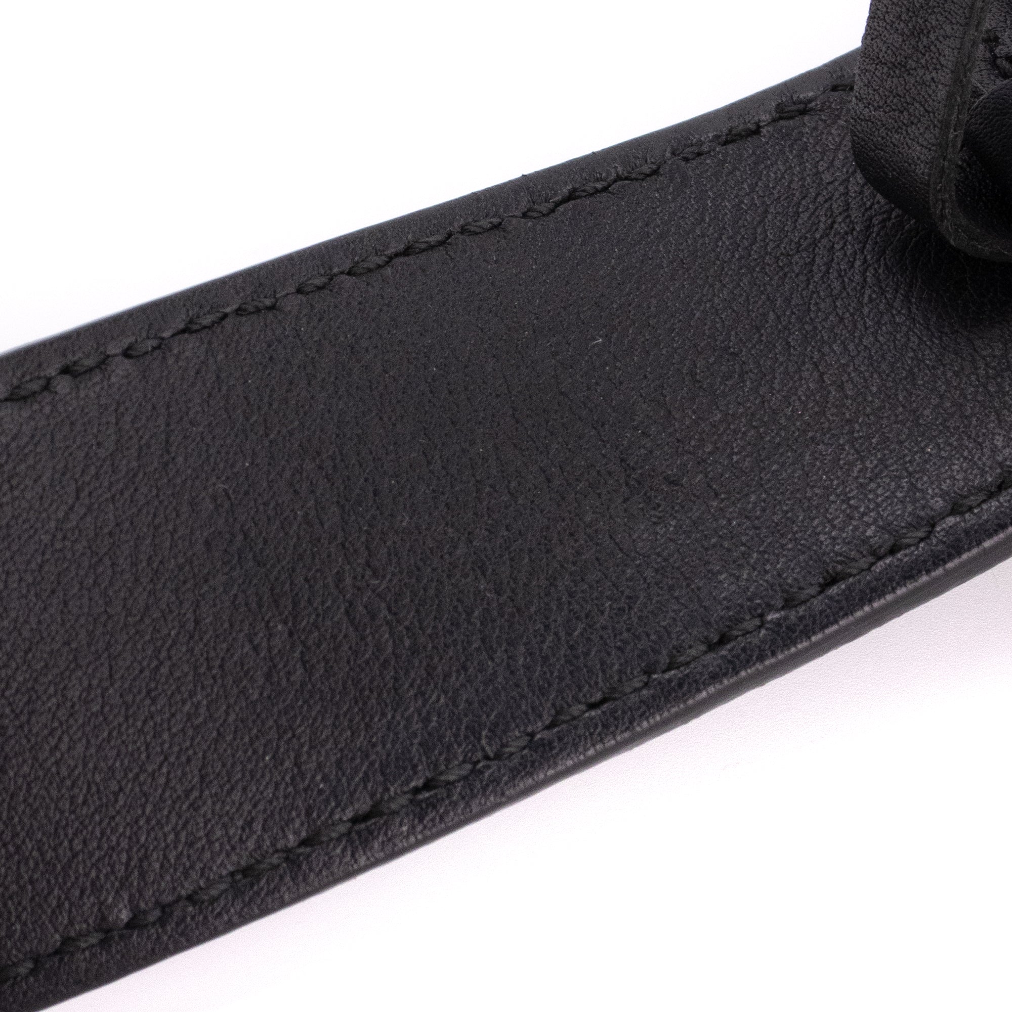 GUCCI - Ceinture GG Marmont Gucci en cuir noir (T80)