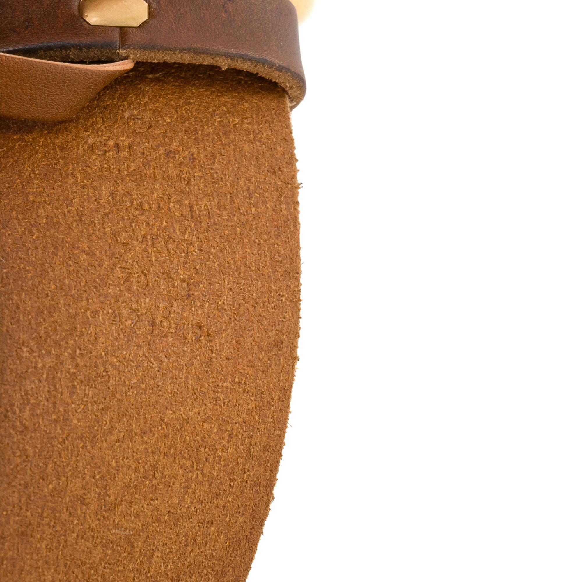 GUCCI - Ceinture GG Marmont large Gucci en cuir marron (T70)