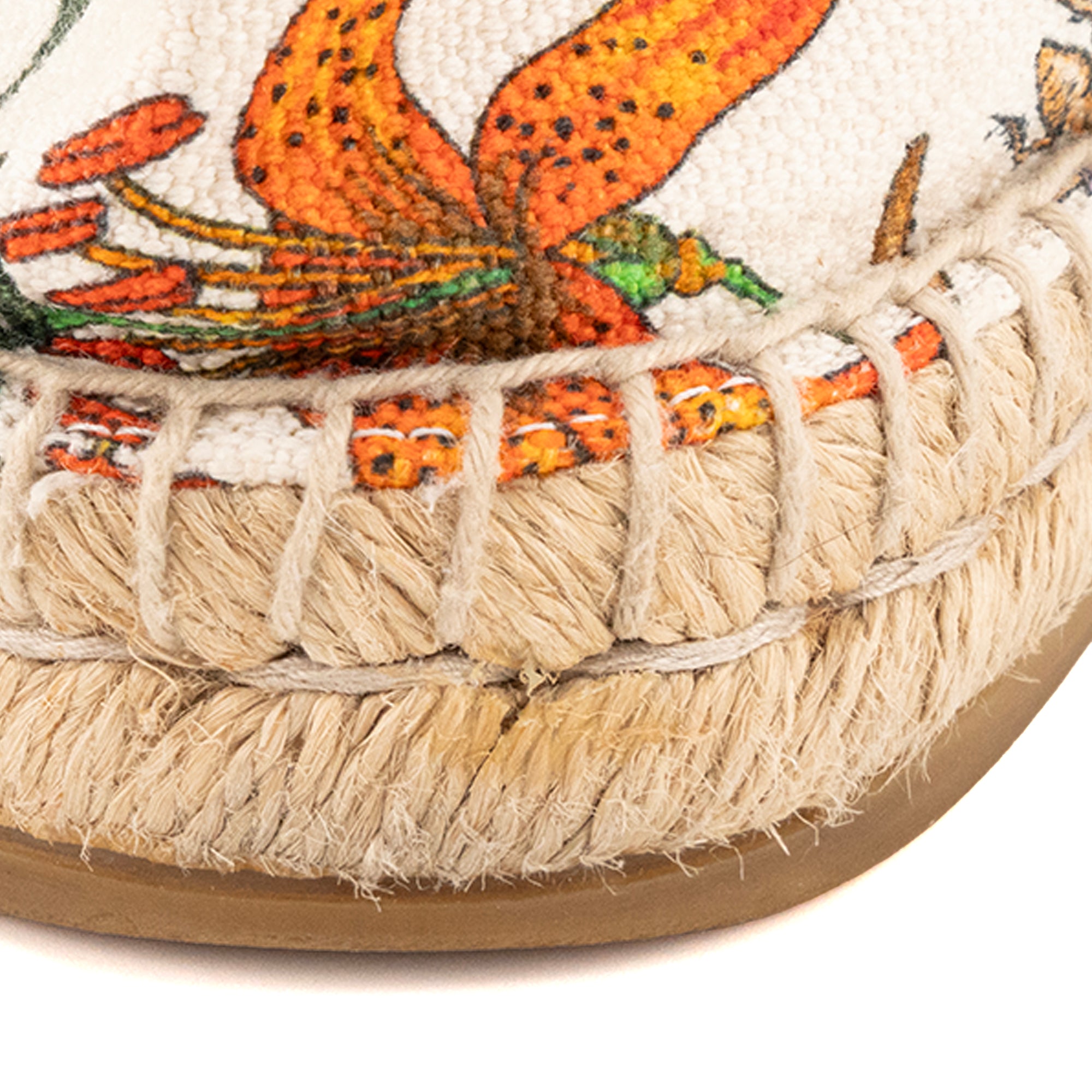 GUCCI - Espadrilles Flora Gucci en toile multicolore (T36)