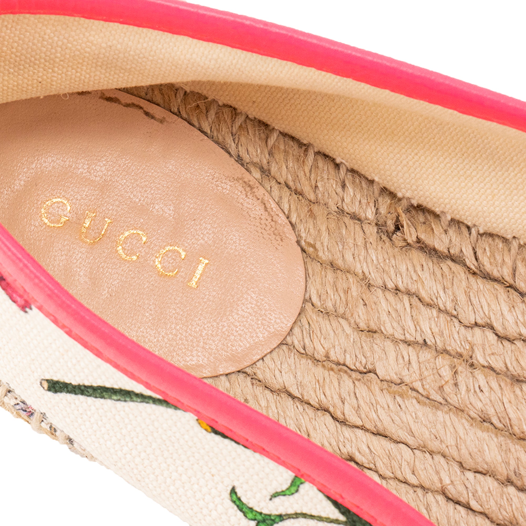 GUCCI - Espadrilles Flora Gucci en toile multicolore (T36)