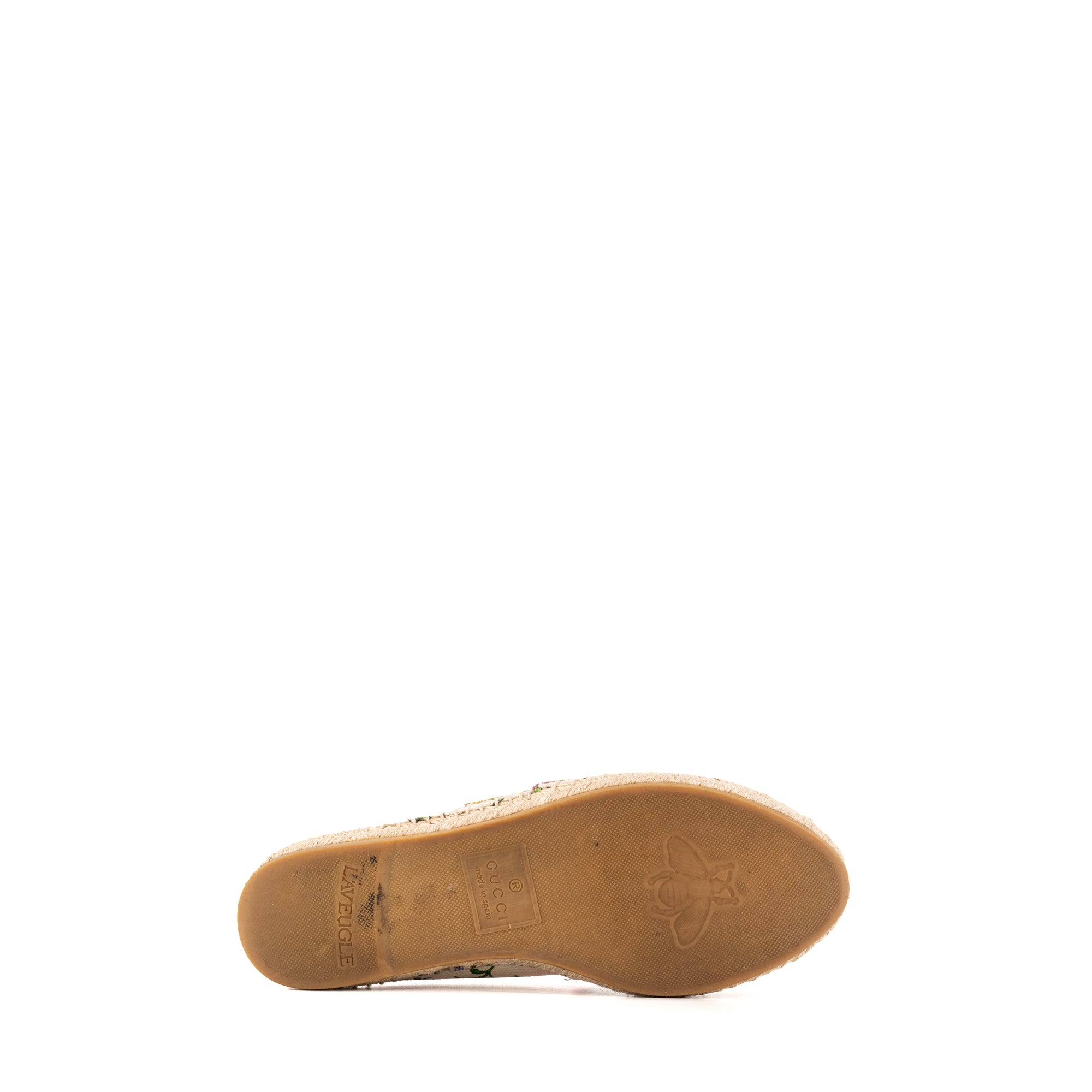 GUCCI - Espadrilles Flora Gucci en toile multicolore (T36)