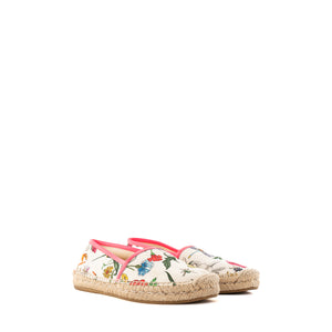GUCCI - Espadrilles Flora Gucci en toile multicolore (T36)