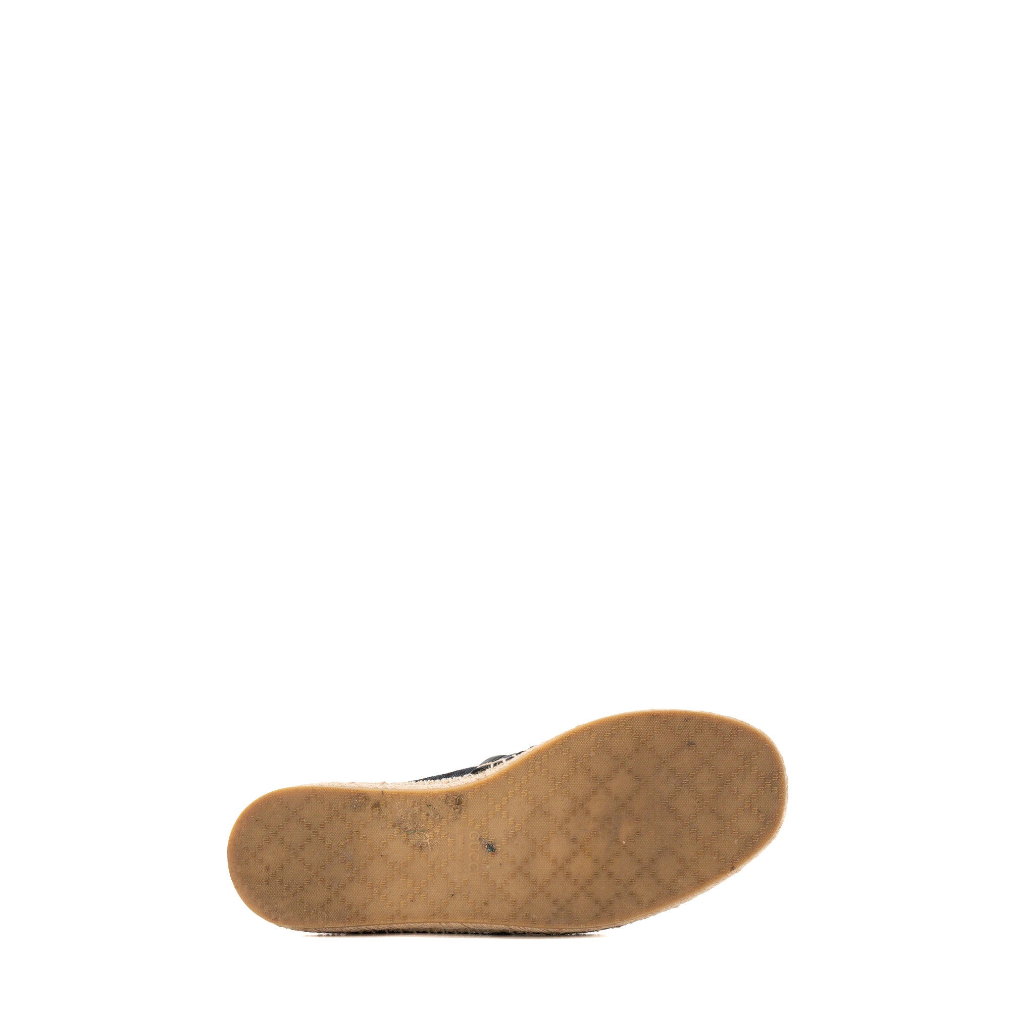 GUCCI - Espadrilles GG Gucci en toile noire (T37,5)
