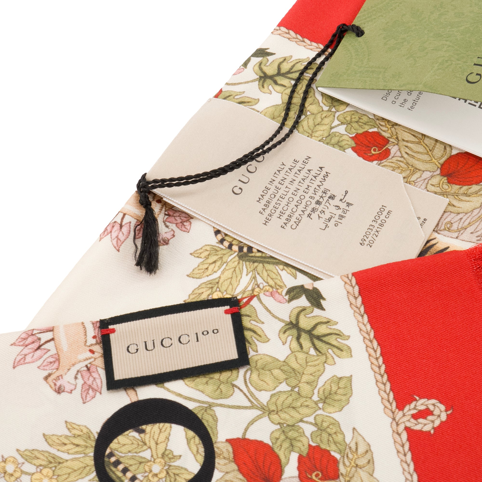 GUCCI - Étole GUCC100 Gucci en soie multicolore