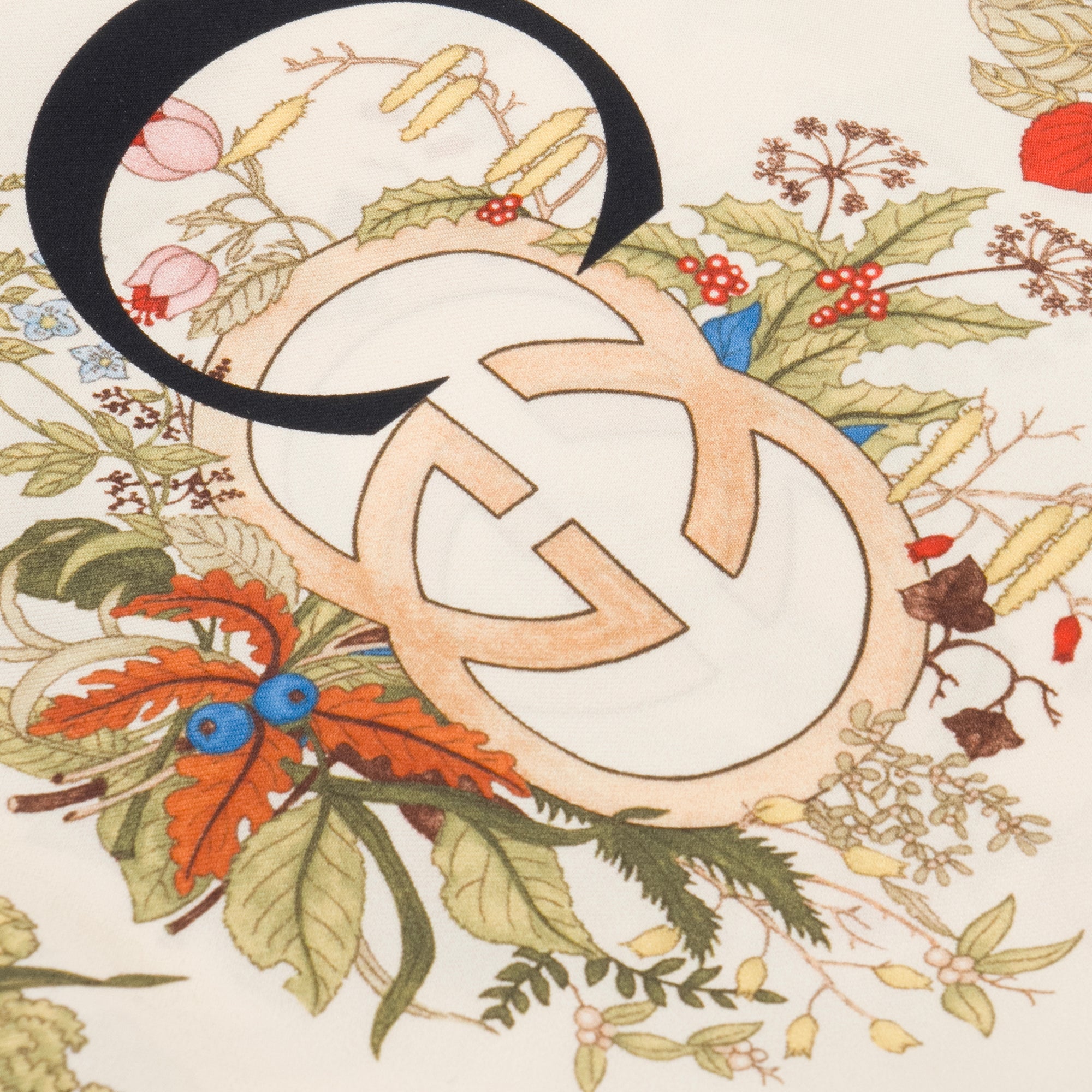 GUCCI - Étole GUCC100 Gucci en soie multicolore