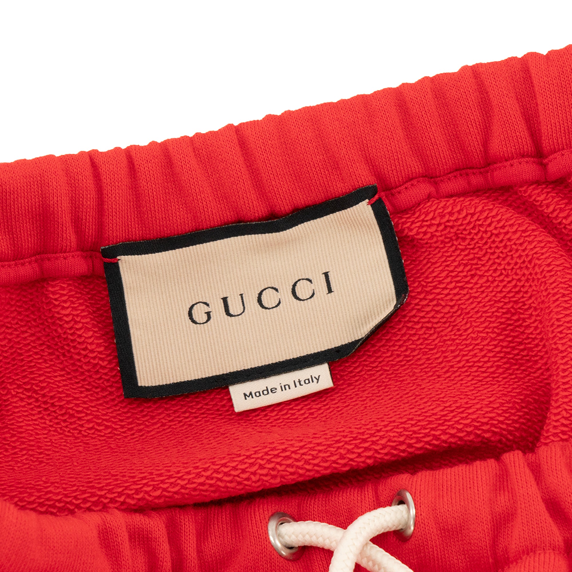 GUCCI - Jupe Interlocking Gucci en coton rouge et blanc (L)