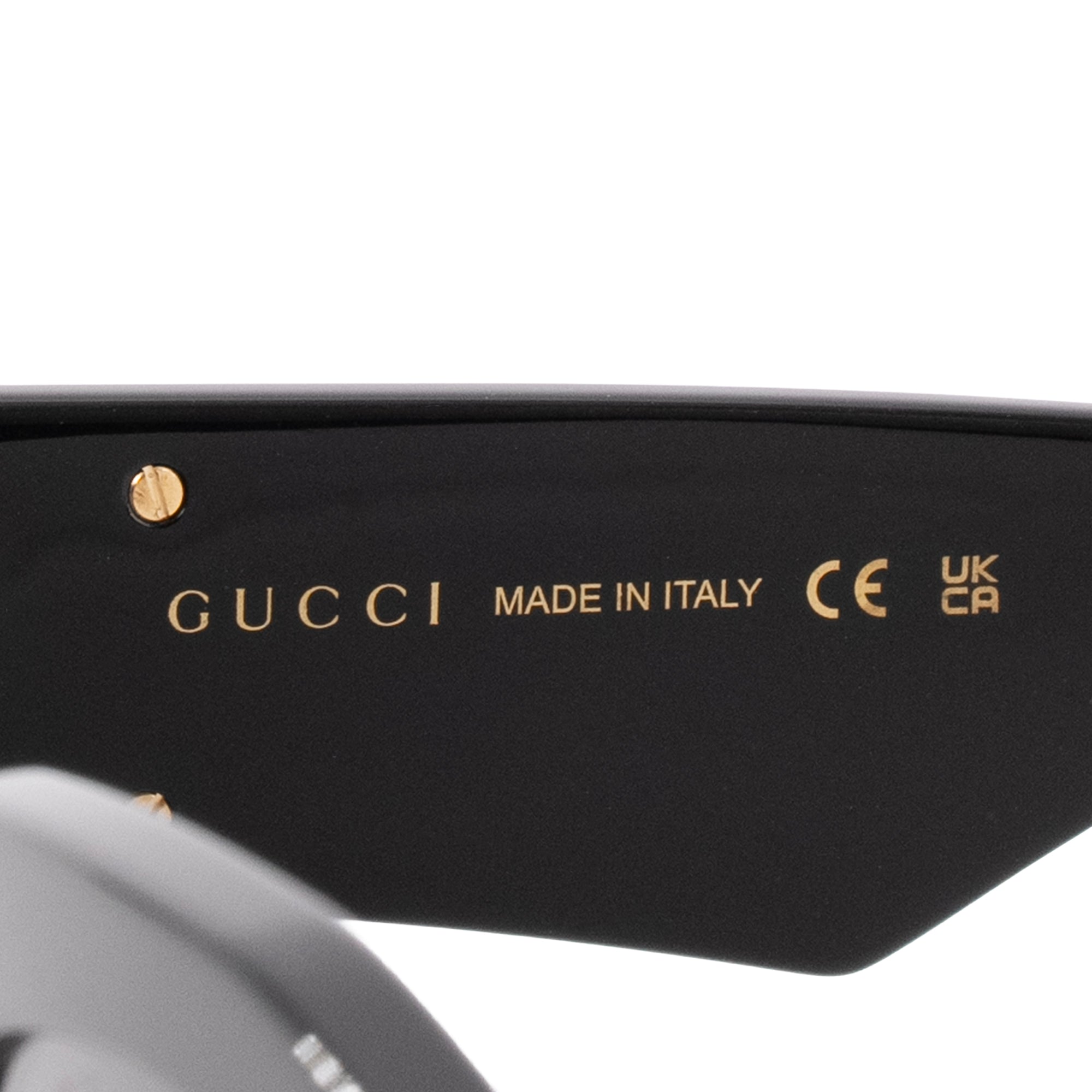 GUCCI - Lunettes de soleil GG Gucci en plastique noir
