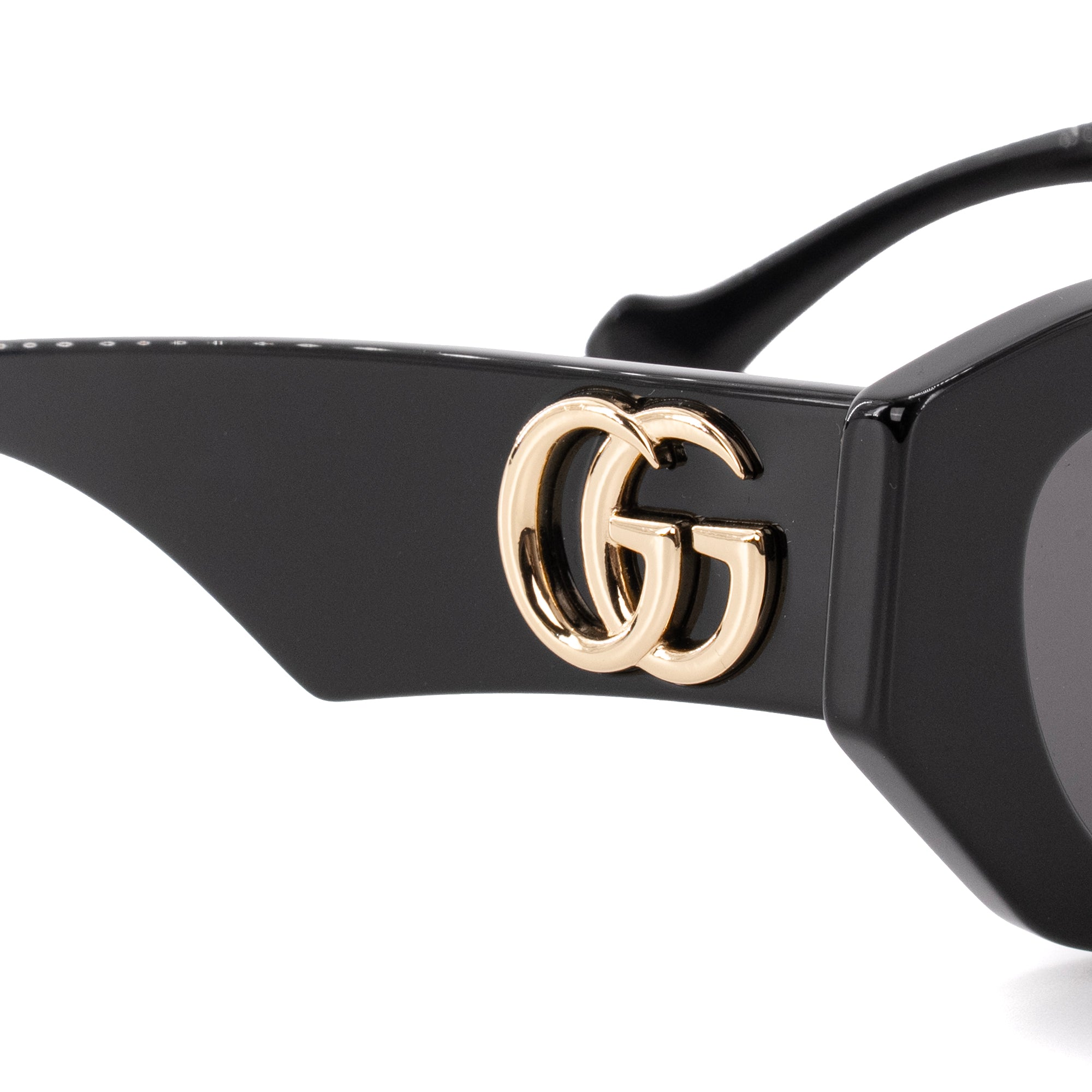 GUCCI - Lunettes de soleil GG Gucci en plastique noir