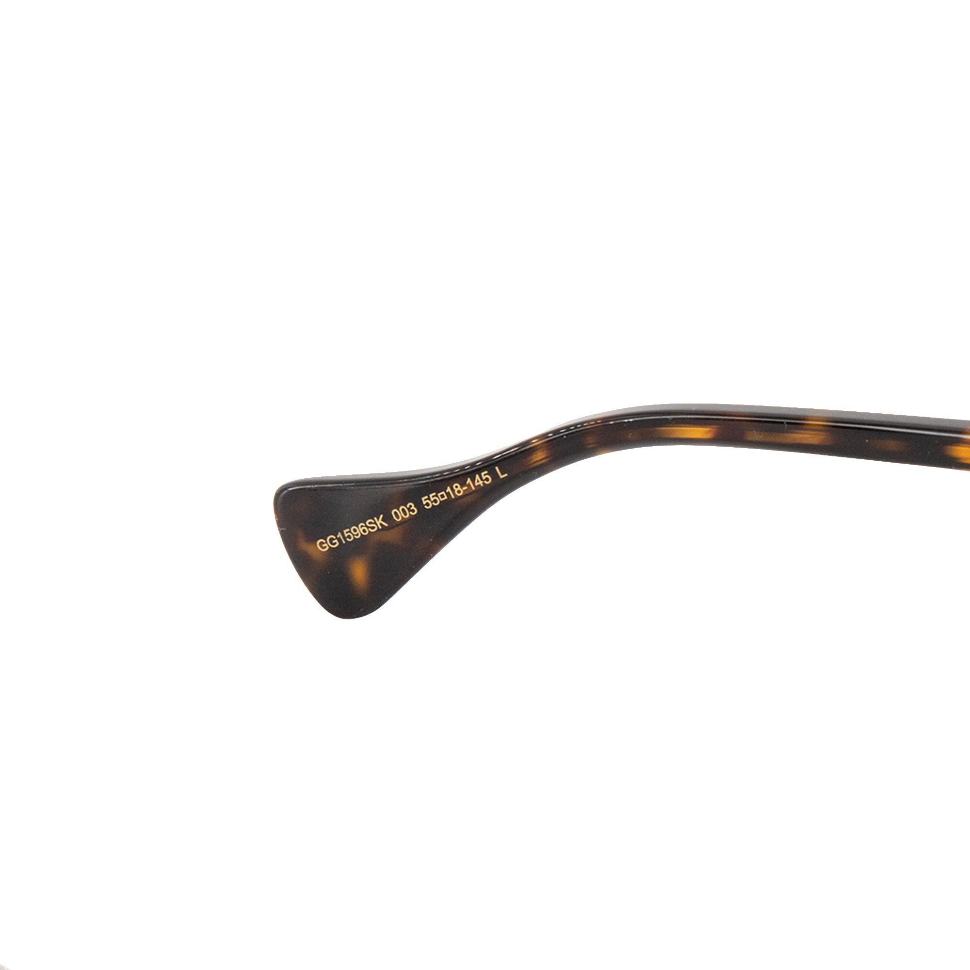 GUCCI - Lunettes de soleil Gucci en acétate et écailles marron