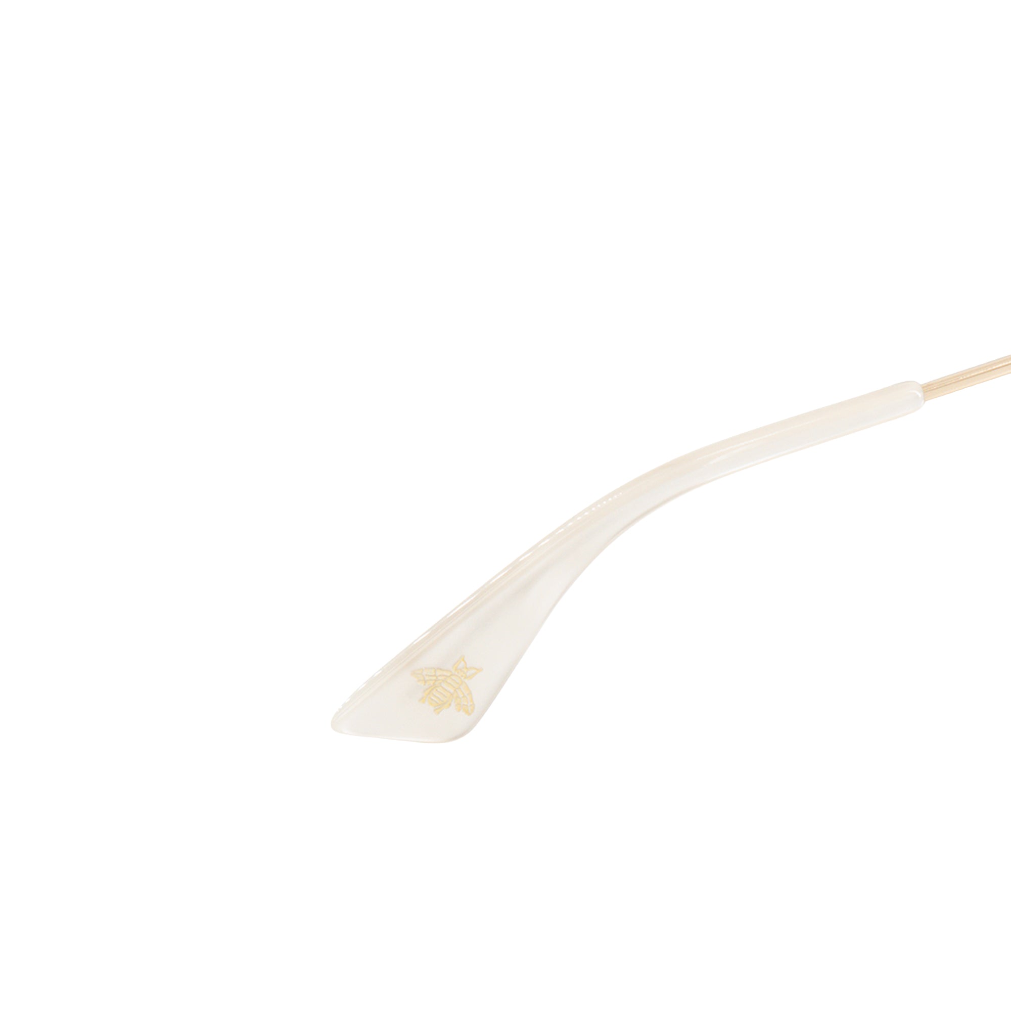 GUCCI - Lunettes de soleil Gucci en acétate noir et strass blanc