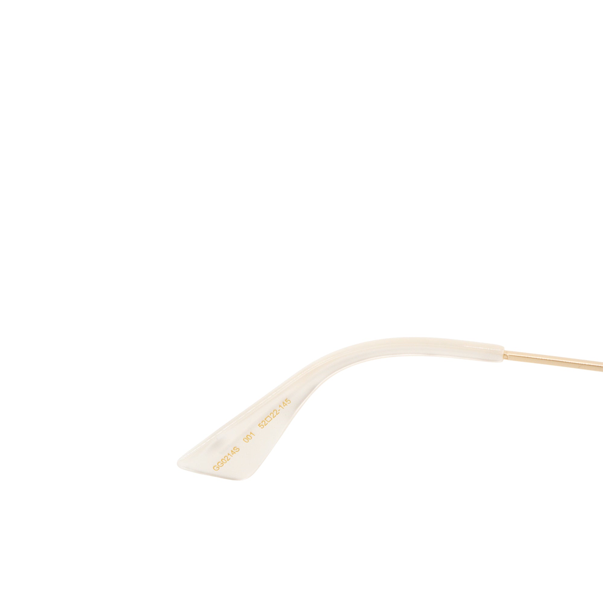 GUCCI - Lunettes de soleil Gucci en acétate noir et strass blanc