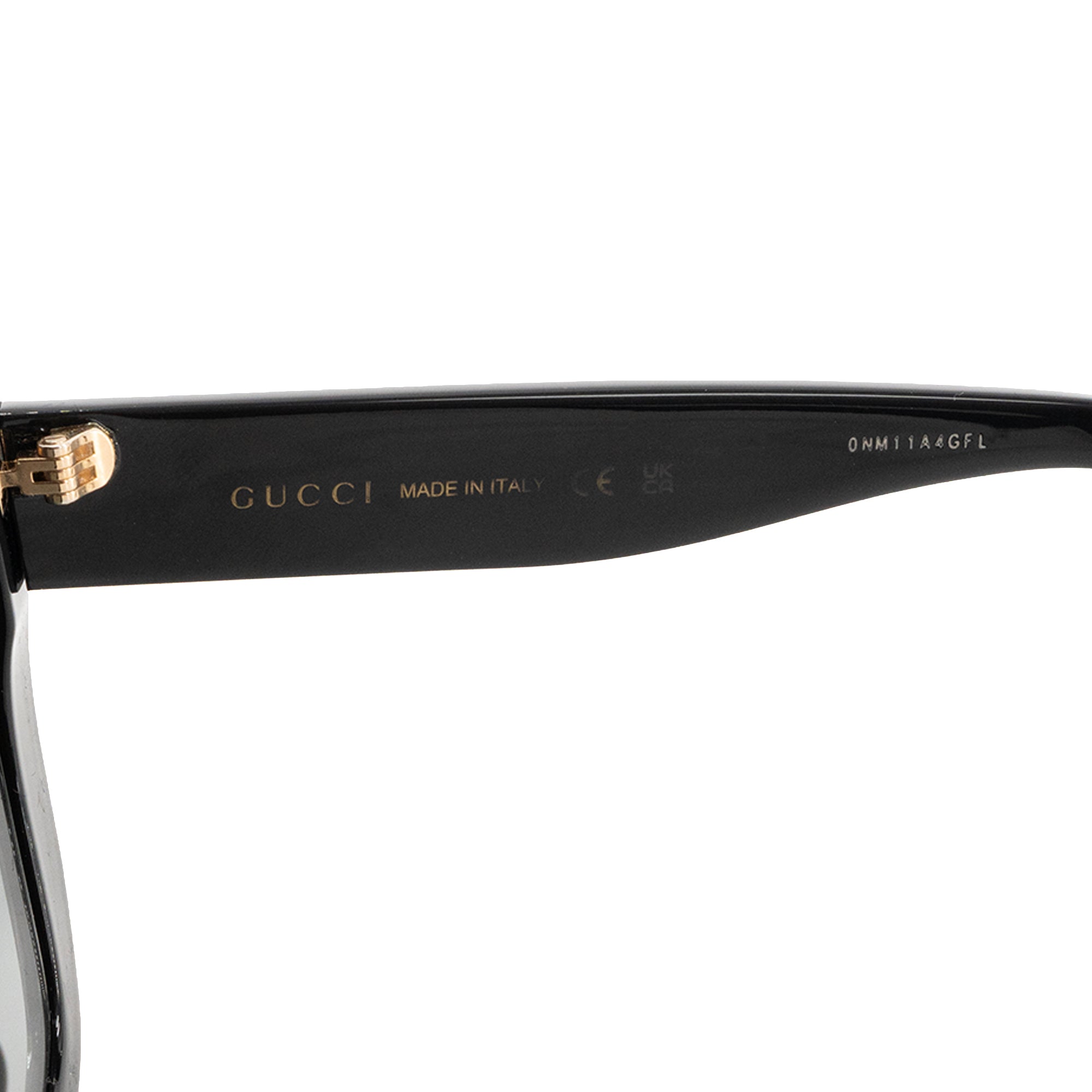 GUCCI - Lunettes de soleil Gucci en acétate noir
