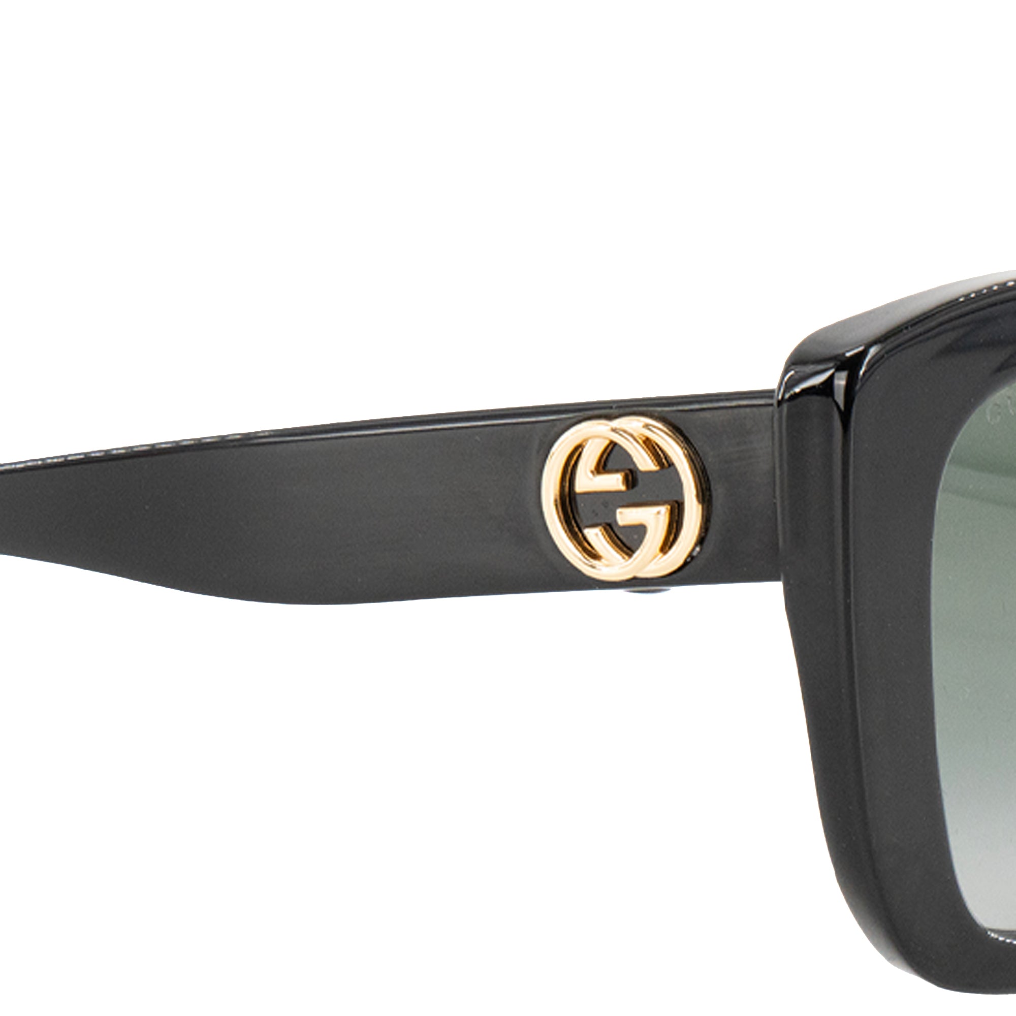 GUCCI - Lunettes de soleil Gucci en acétate noir