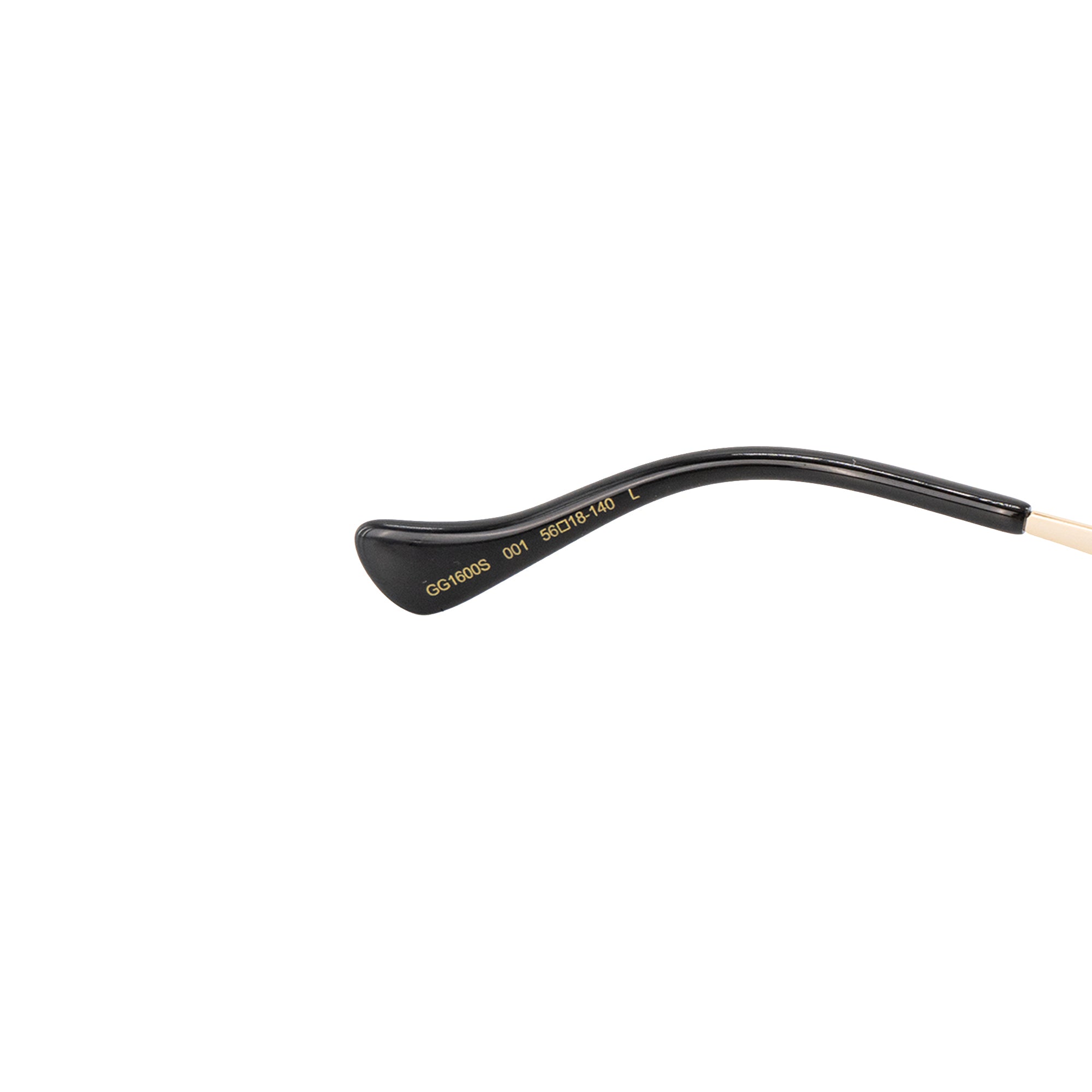 GUCCI - Lunettes de soleil Gucci en métal doré