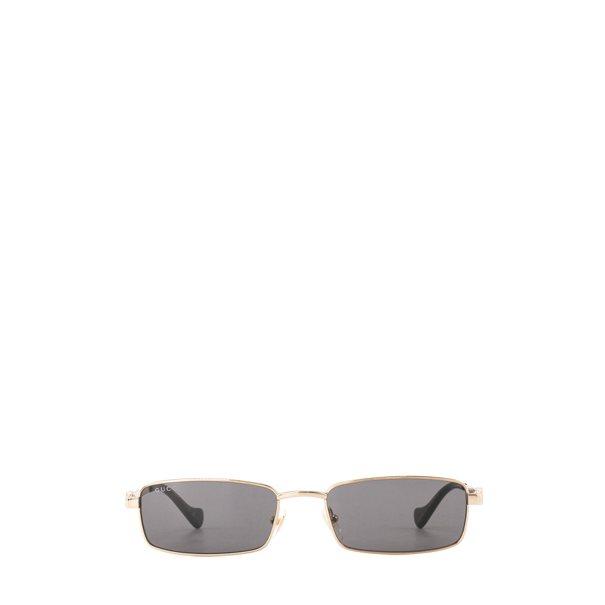 GUCCI - Lunettes de soleil Gucci en métal doré