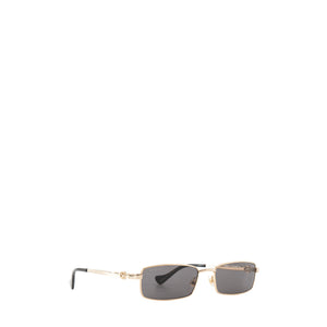 GUCCI - Lunettes de soleil Gucci en métal doré