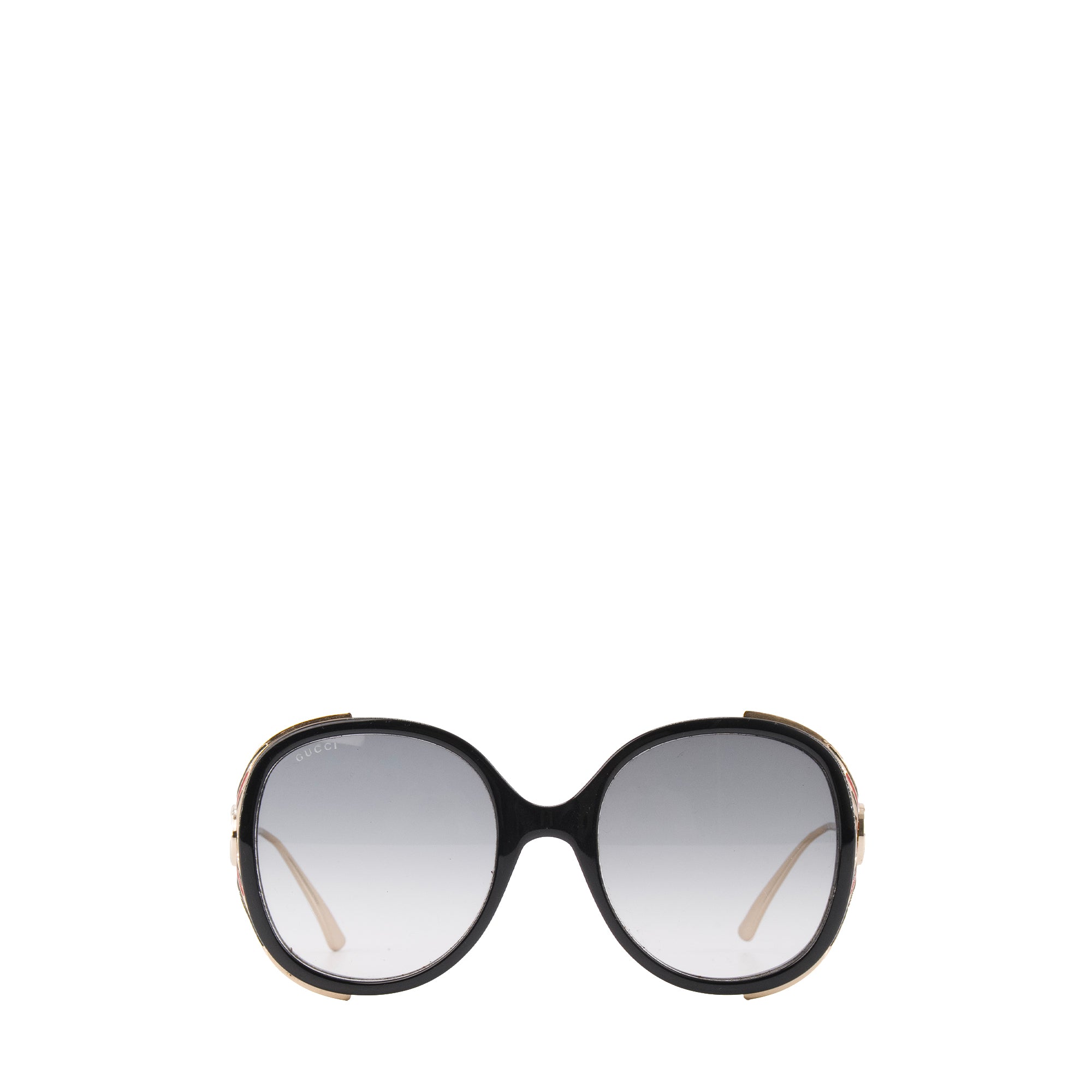 GUCCI - Lunettes de soleil Gucci en métal doré