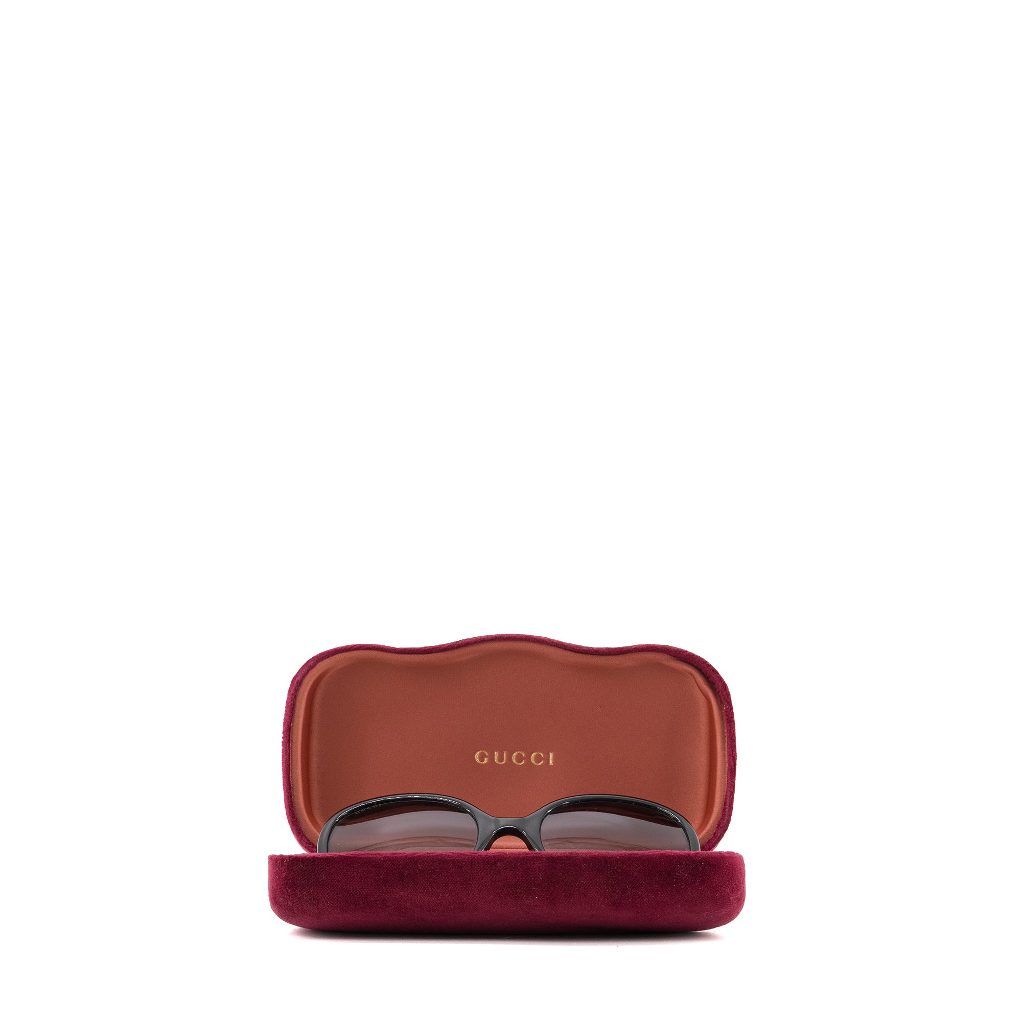 GUCCI - Lunettes de soleil Gucci en métal doré