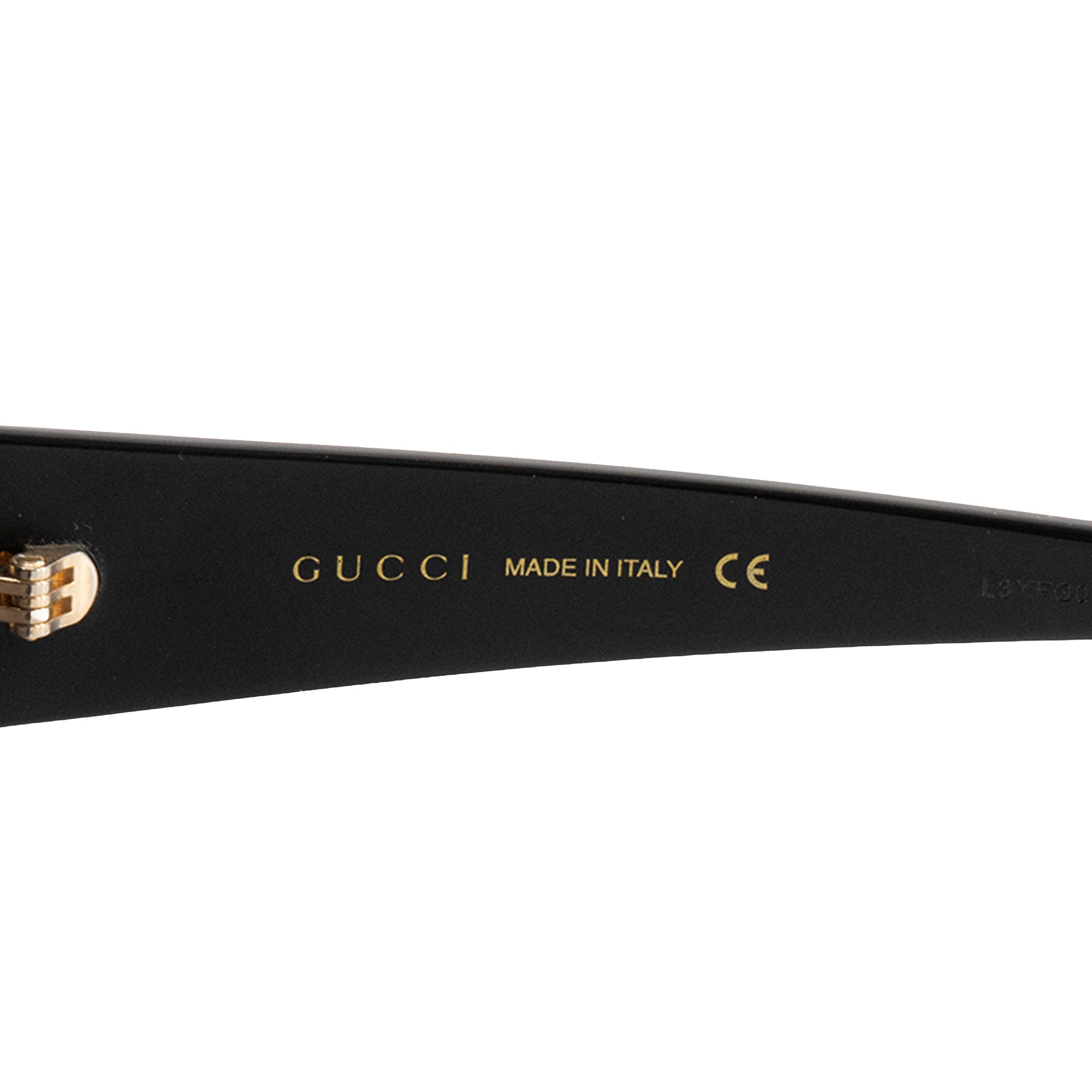 GUCCI - Lunettes de soleil Papillon Gucci en acétate noir