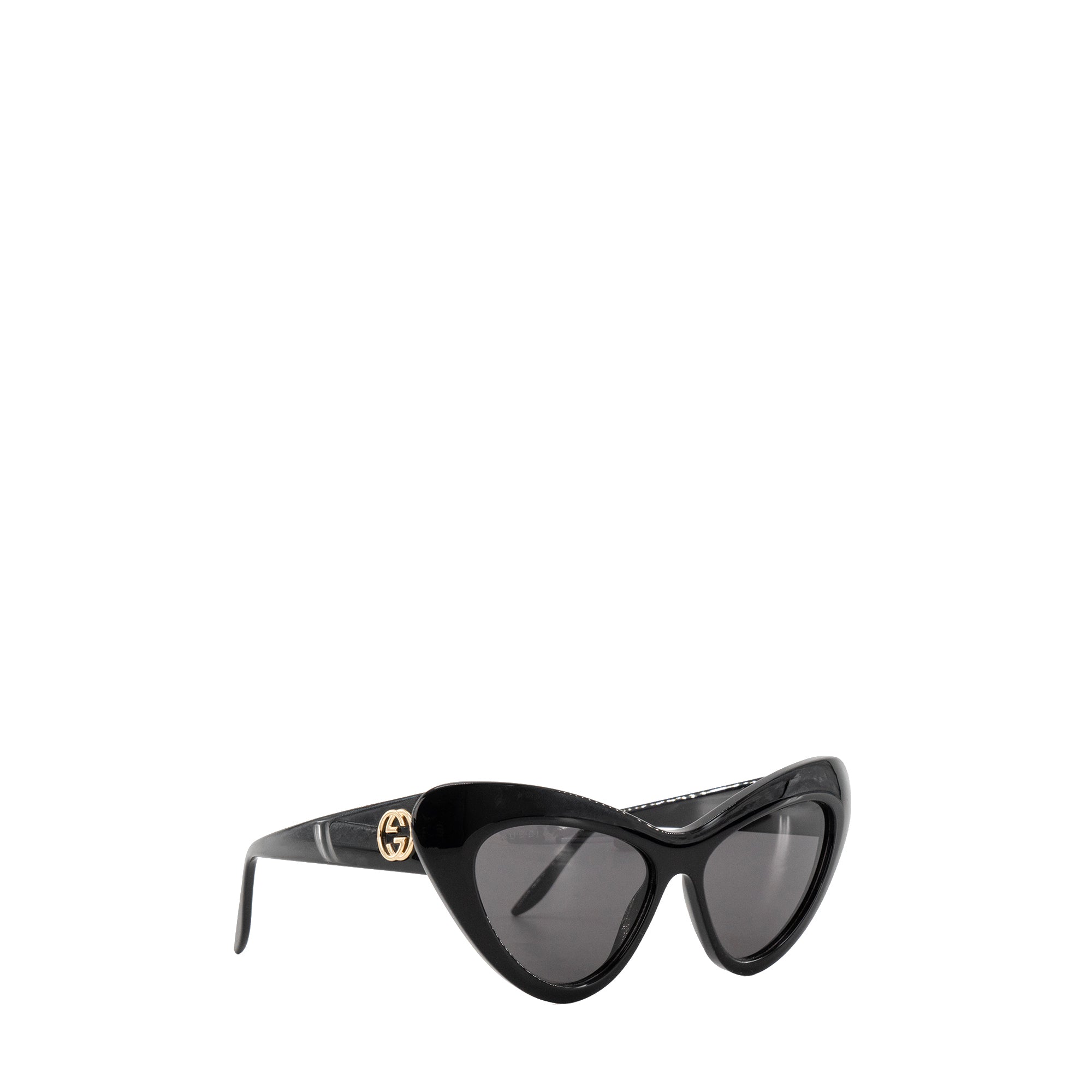 GUCCI - Lunettes de soleil Papillon Gucci en acétate noir