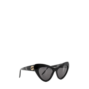 GUCCI - Lunettes de soleil Papillon Gucci en acétate noir
