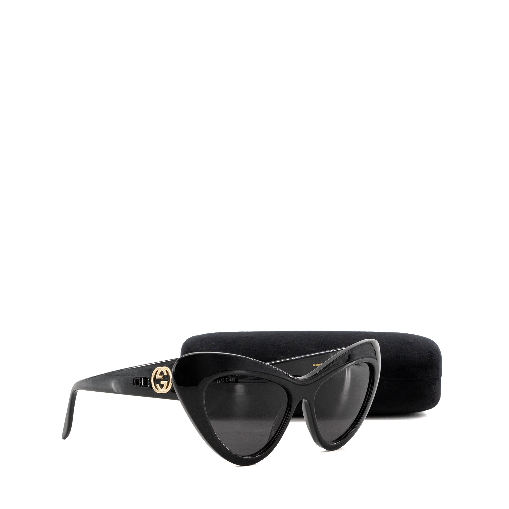 GUCCI - Lunettes de soleil Papillon Gucci en acétate noir