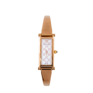 GUCCI - Montre Gucci 1500L en métal doré